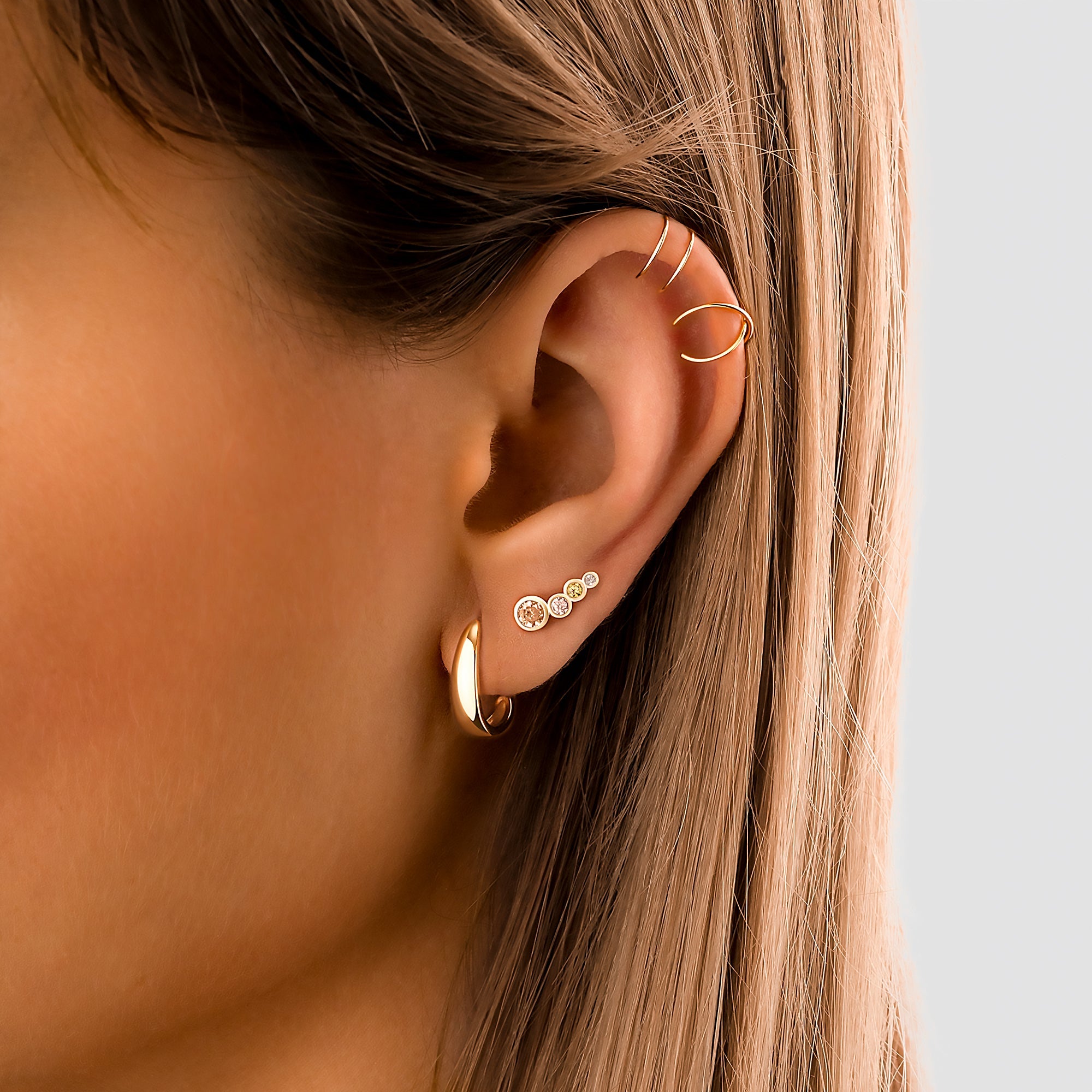 Boucles "Cercles Multicolore" - LaMaisonDesBijoux