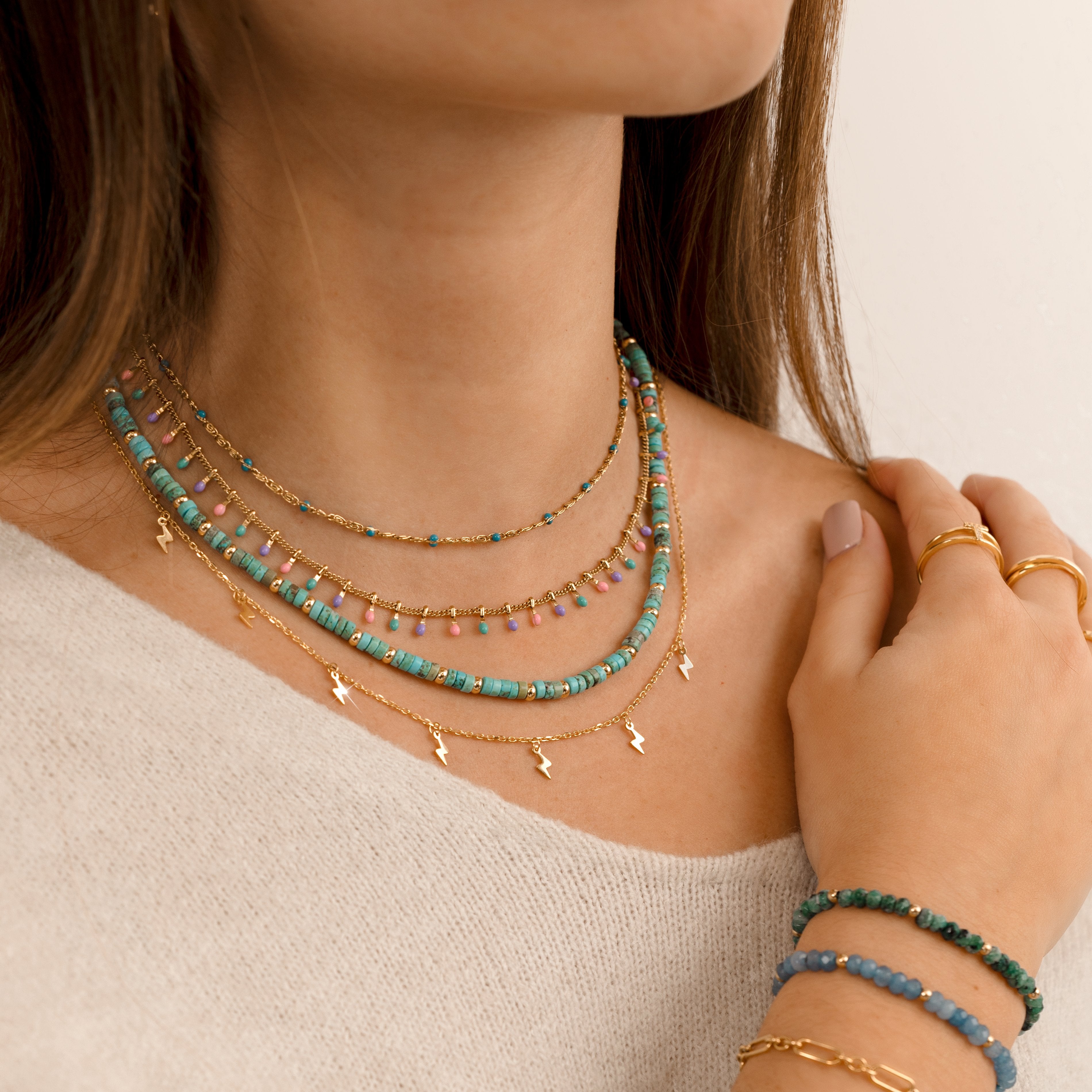 Collier "Aqua" - LaMaisonDesBijoux