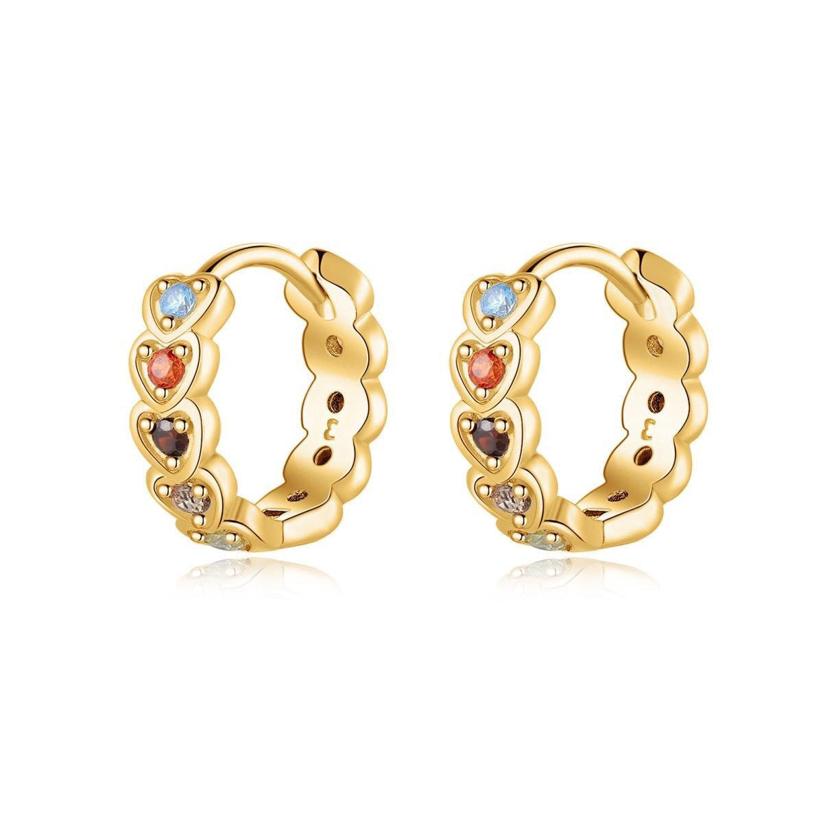Boucles "Cœurs Exotiques" - LaMaisonDesBijoux