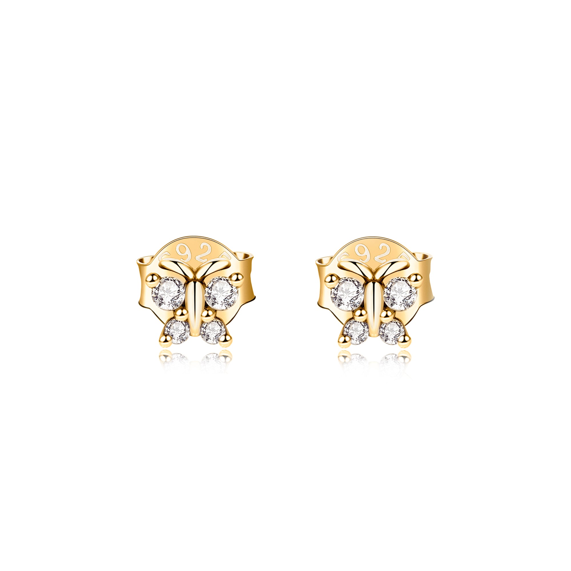 Boucles "Papillons Brillants" - LaMaisonDesBijoux