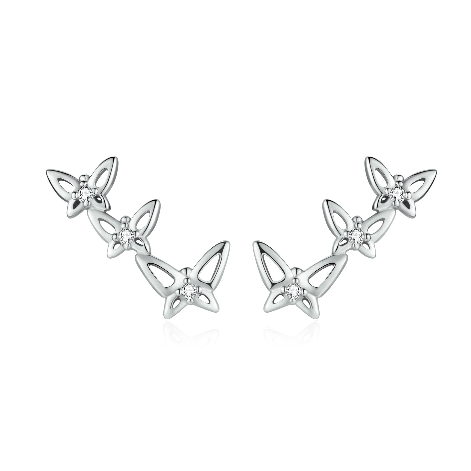 Boucles "Trois Papillons" - LaMaisonDesBijoux