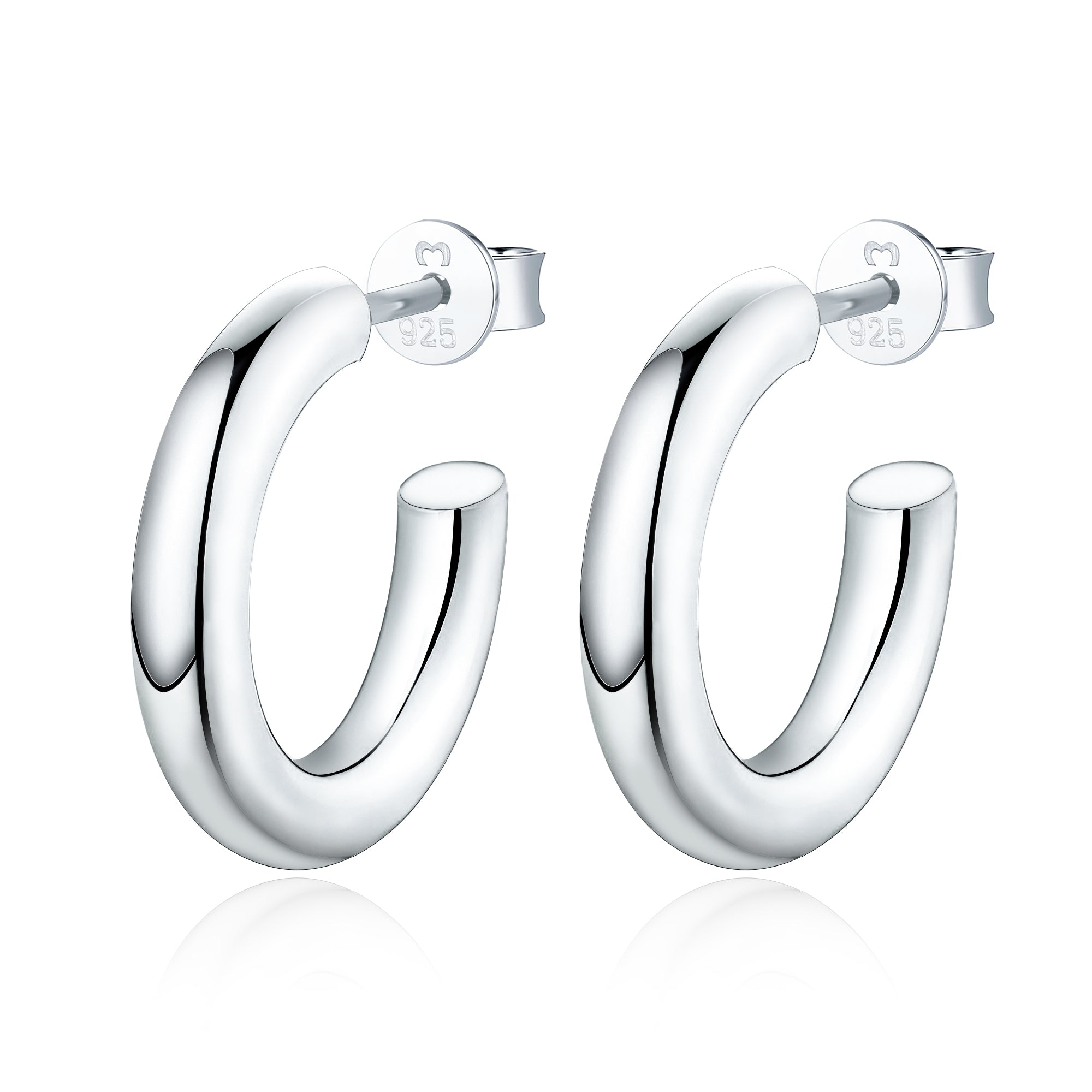 Boucles "Demi-anneau Lumina" - LaMaisonDesBijoux