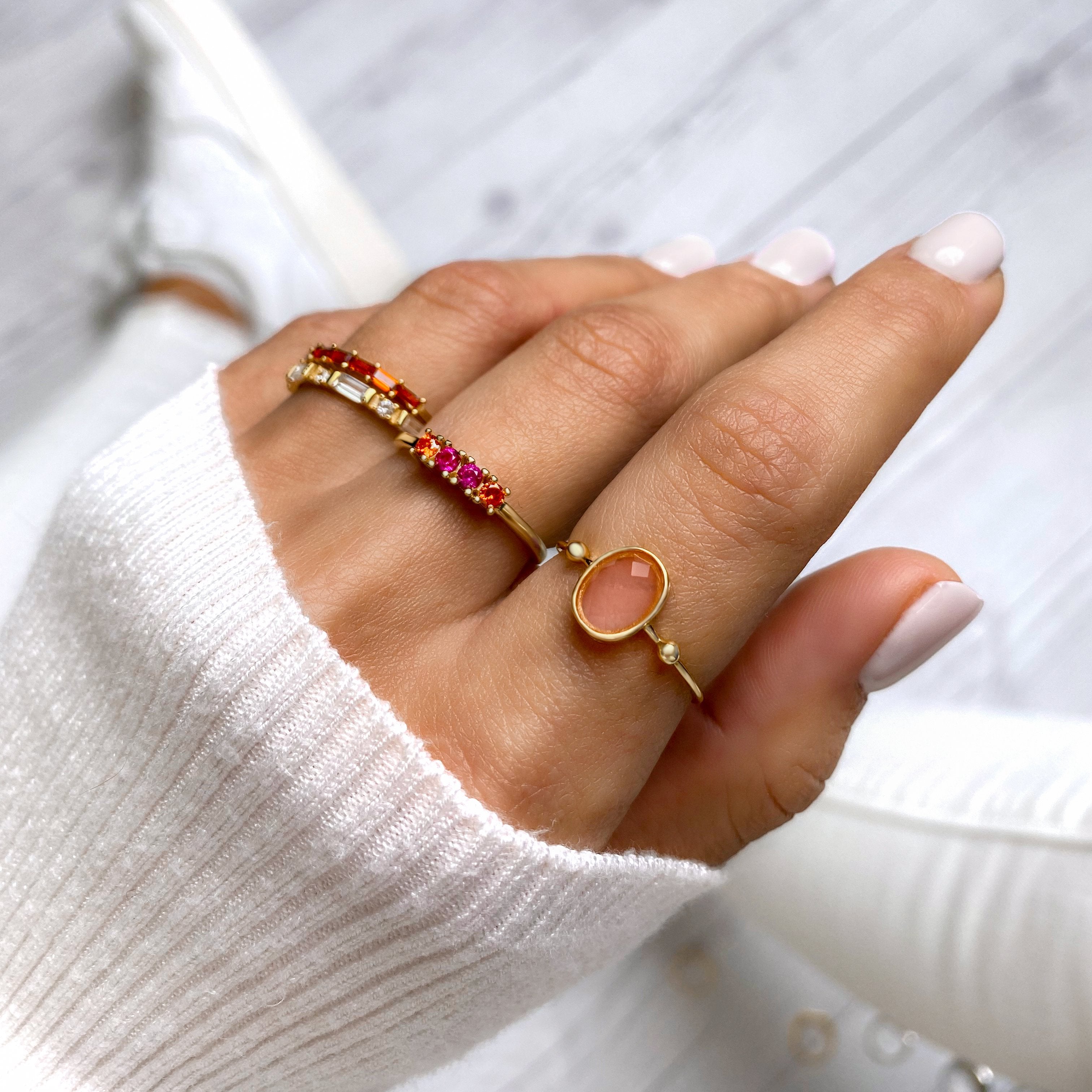 Bague "Rose Glacé" - LaMaisonDesBijoux