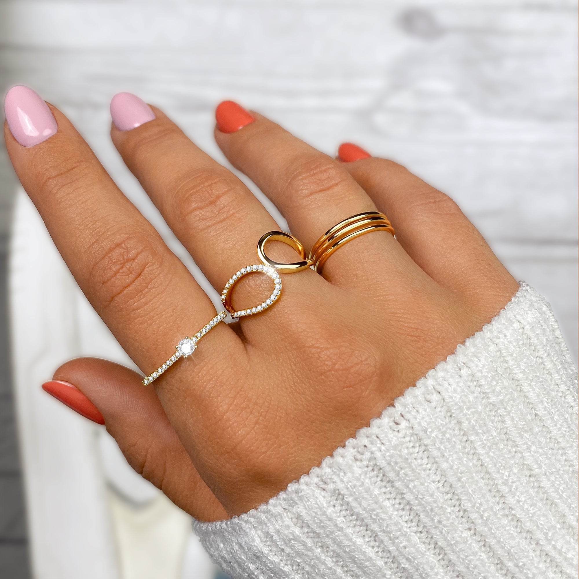 Bague "Glaçage" - LaMaisonDesBijoux
