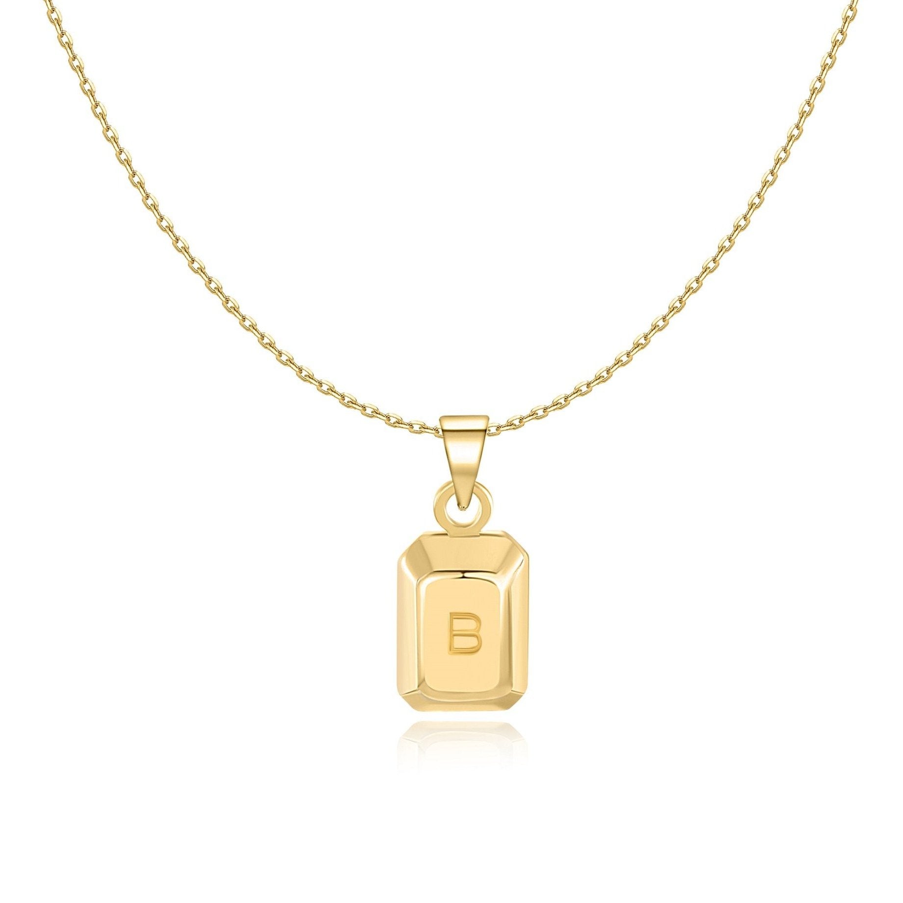 Collier "Lingot Initiale" - LaMaisonDesBijoux