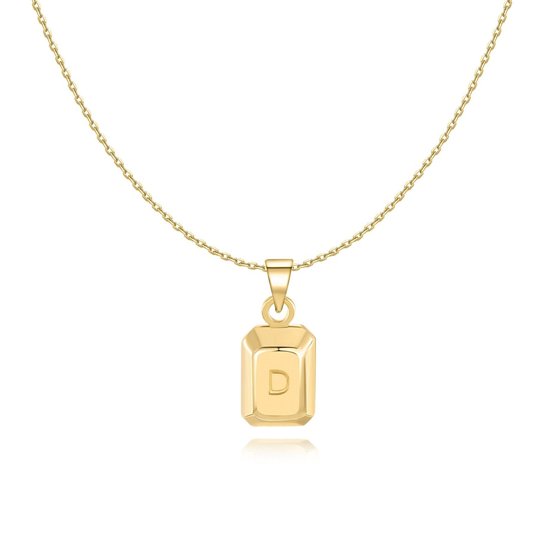 Collier "Lingot Initiale" - LaMaisonDesBijoux
