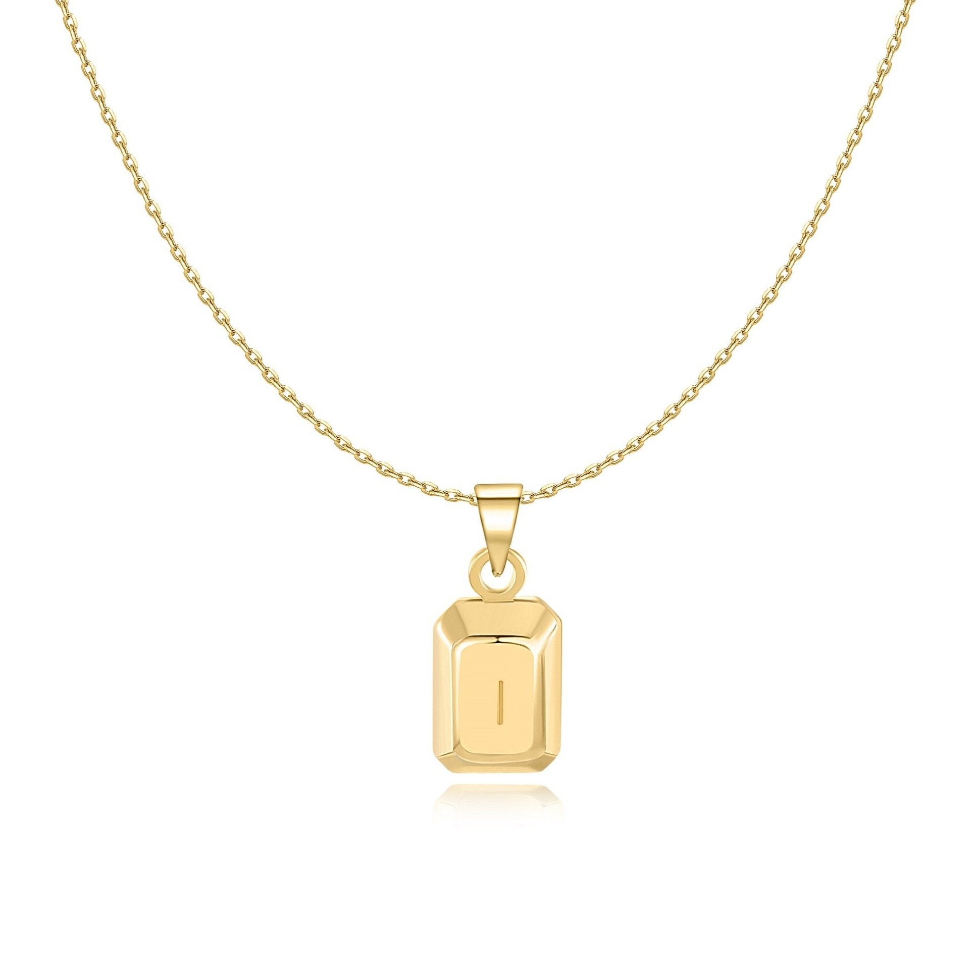 Collier "Lingot Initiale" - LaMaisonDesBijoux