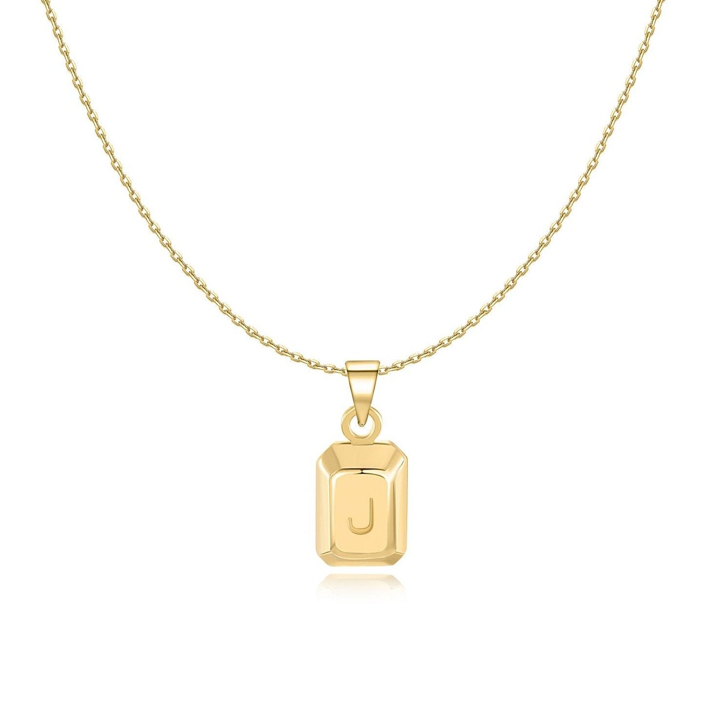 Collier "Lingot Initiale" - LaMaisonDesBijoux