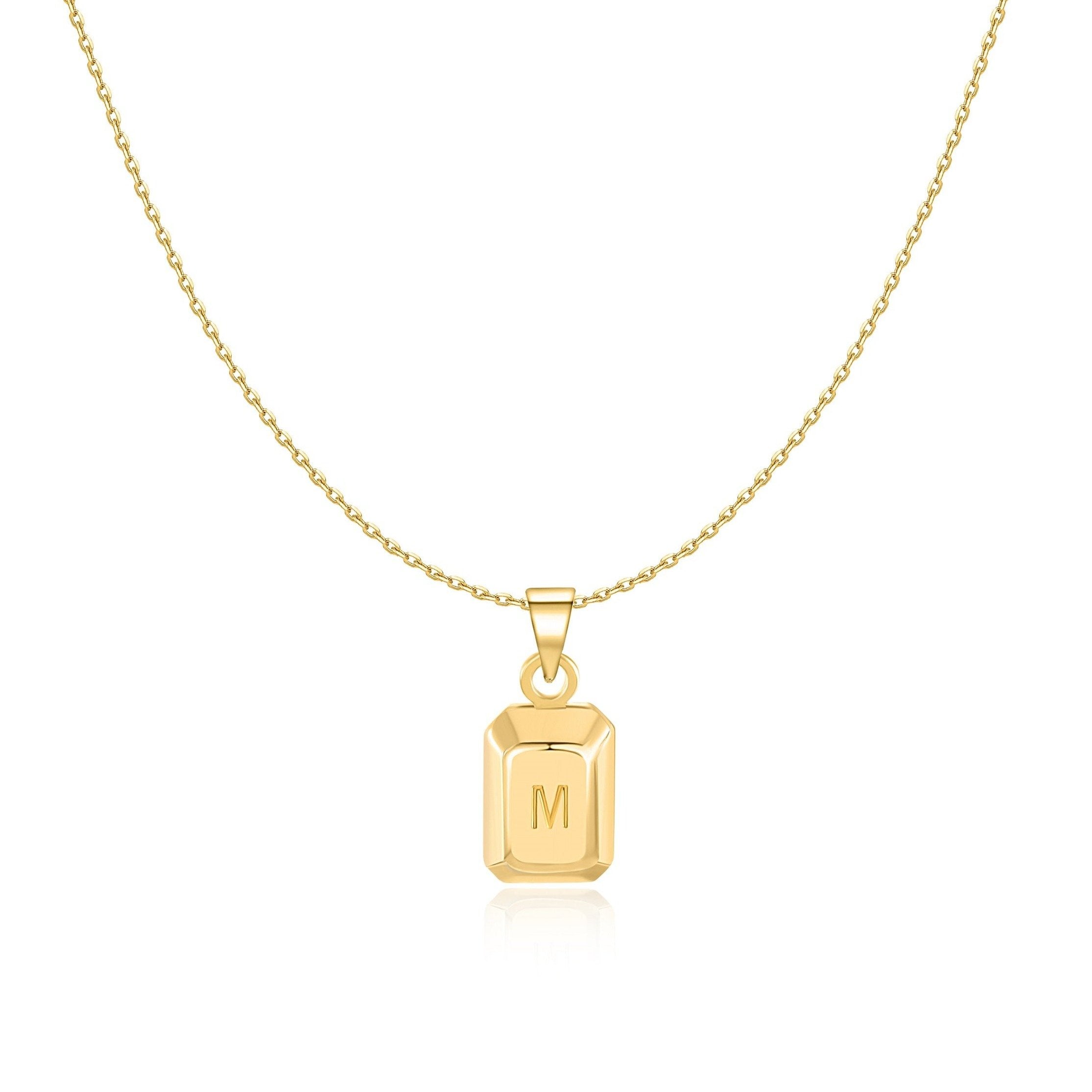 Collier "Lingot Initiale" - LaMaisonDesBijoux