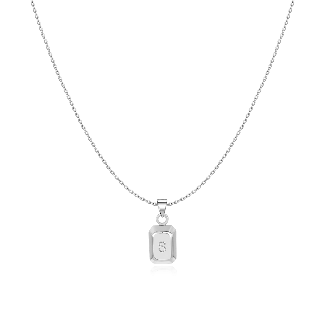 Collier "Lingot Initiale" - LaMaisonDesBijoux