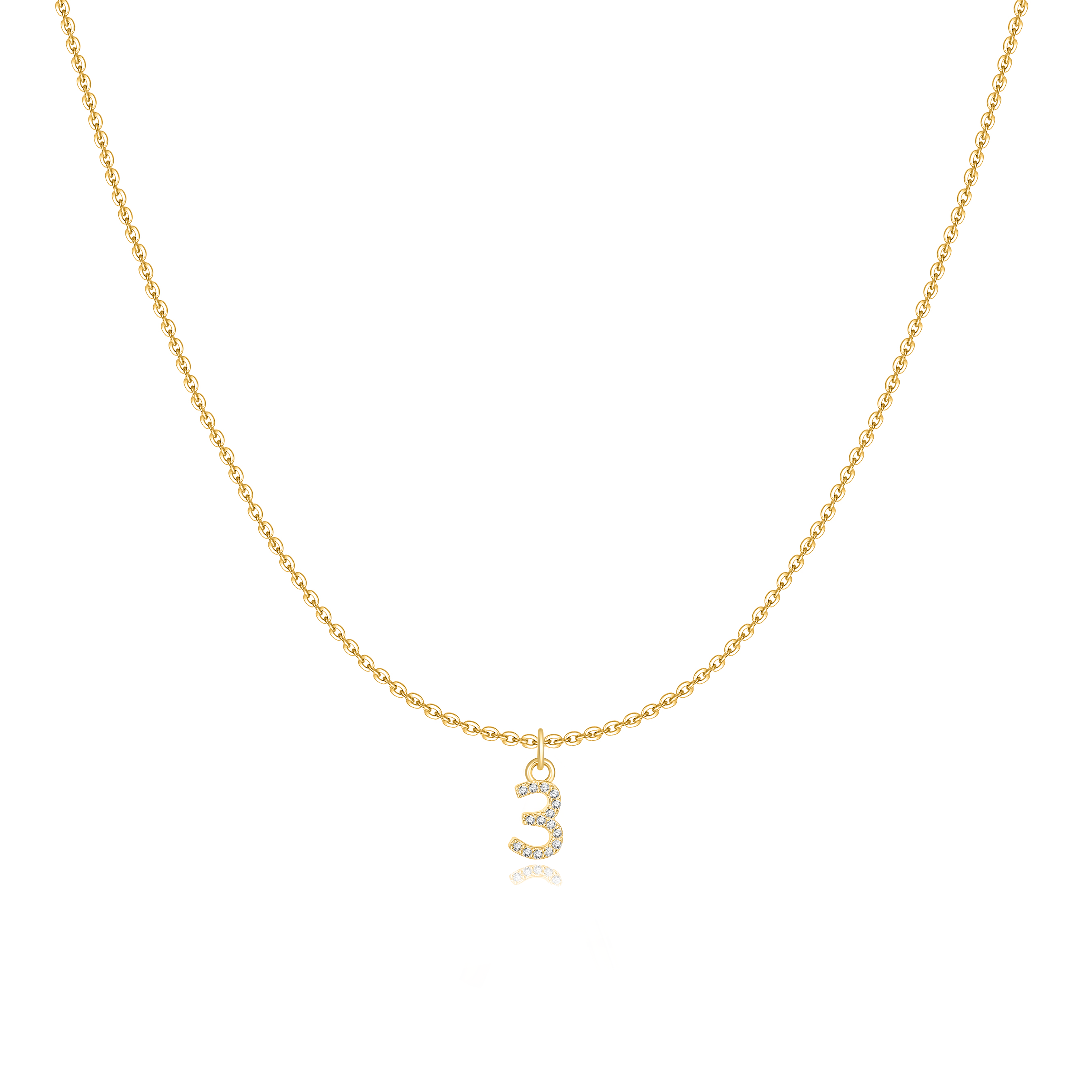 Collier "Little Numéro" - LaMaisonDesBijoux