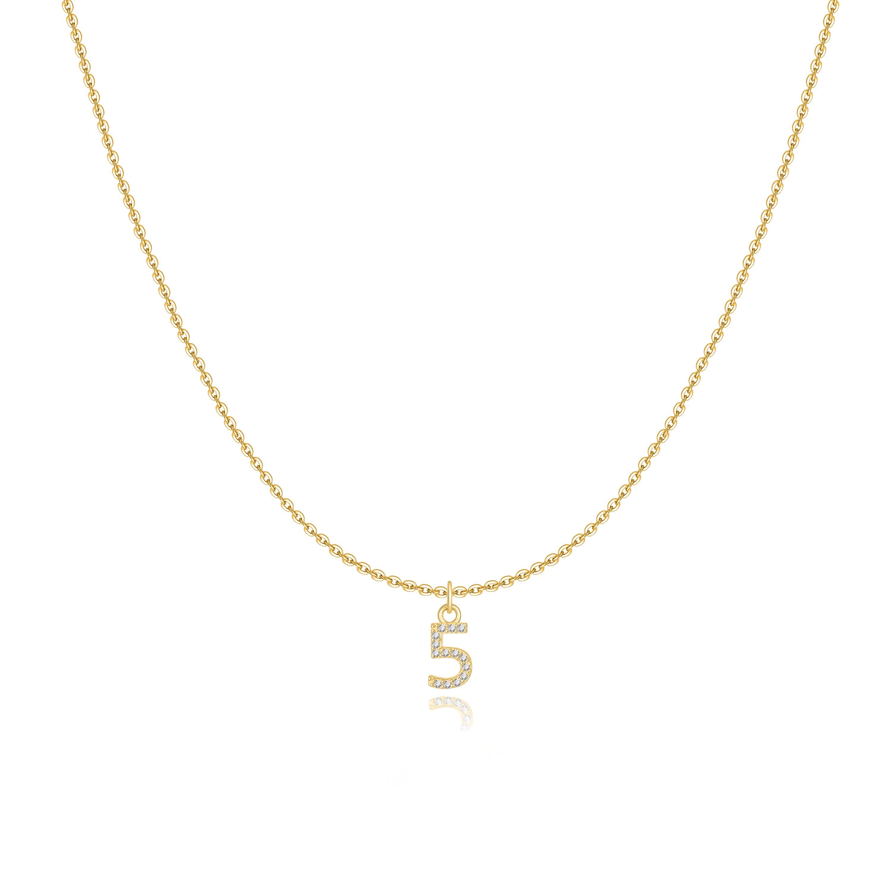 Collier "Little Numéro" - LaMaisonDesBijoux