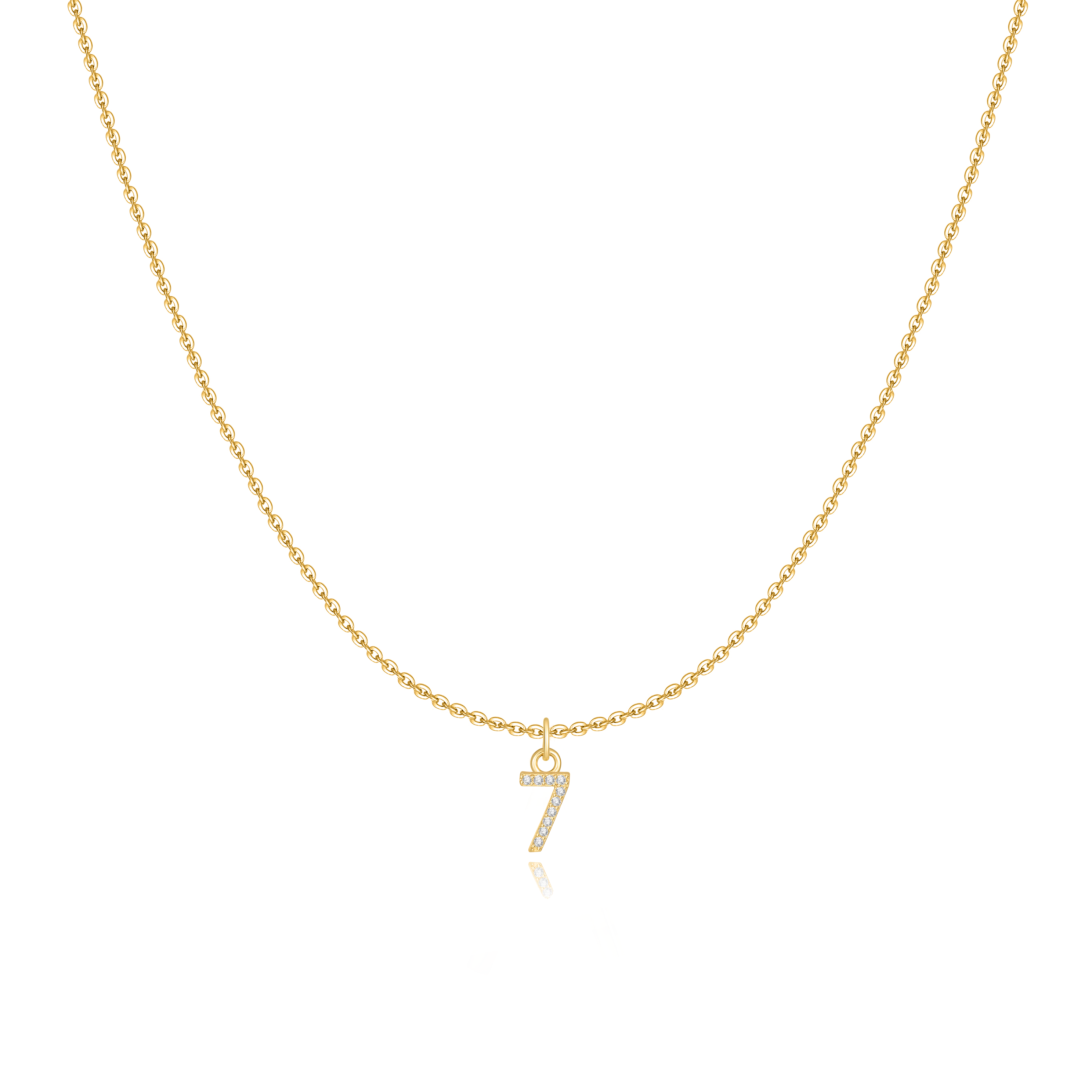 Collier "Little Numéro" - LaMaisonDesBijoux