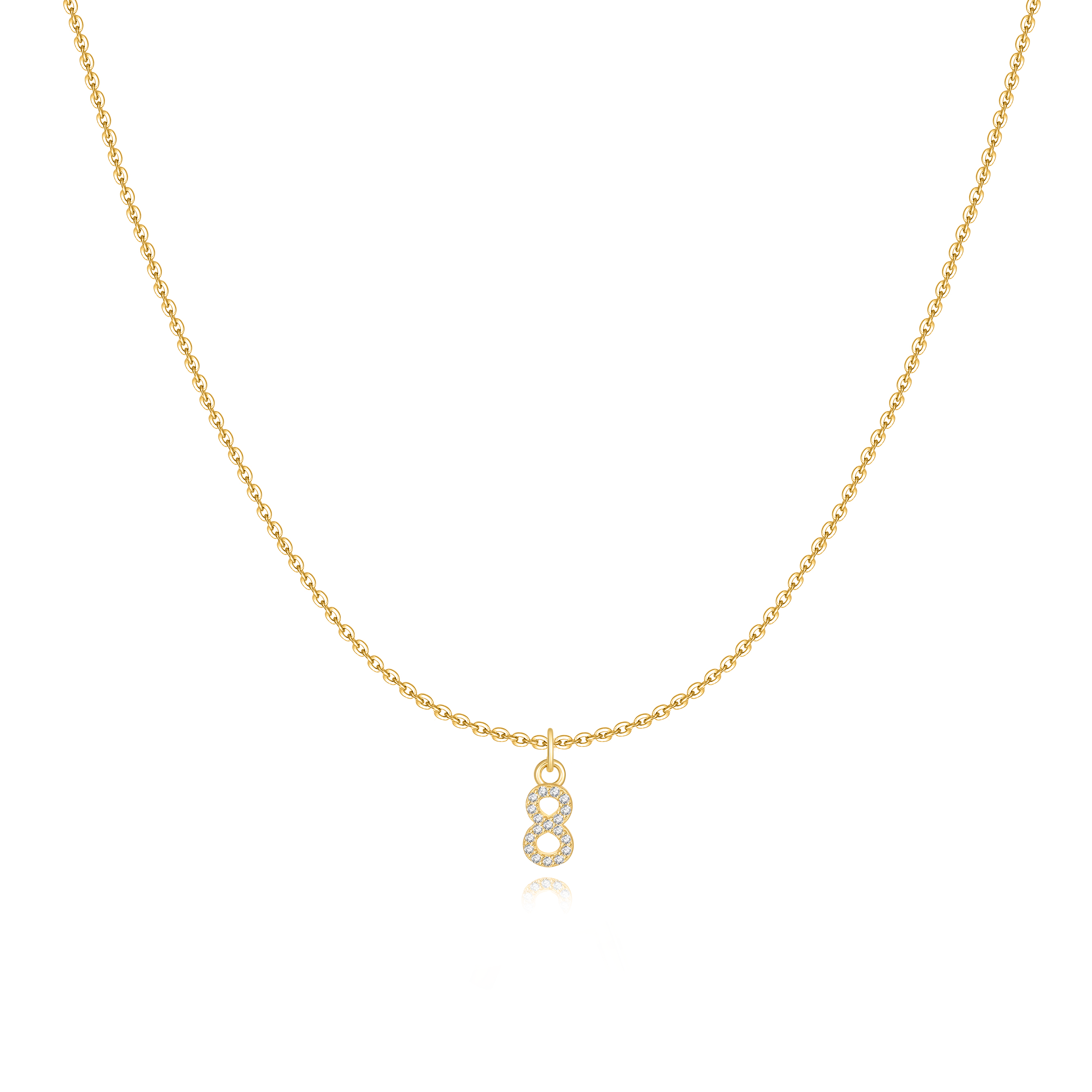 Collier "Little Numéro" - LaMaisonDesBijoux