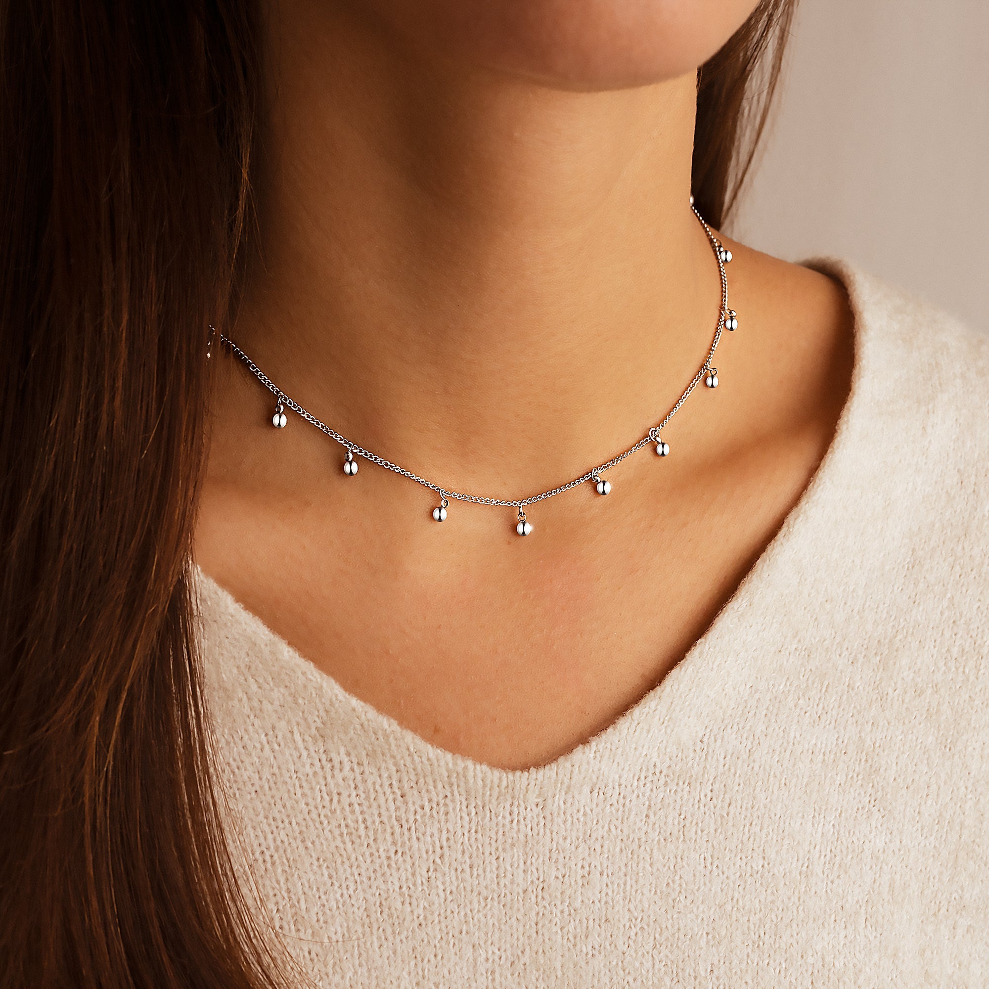 Collier "Billes Sphériques" - LaMaisonDesBijoux