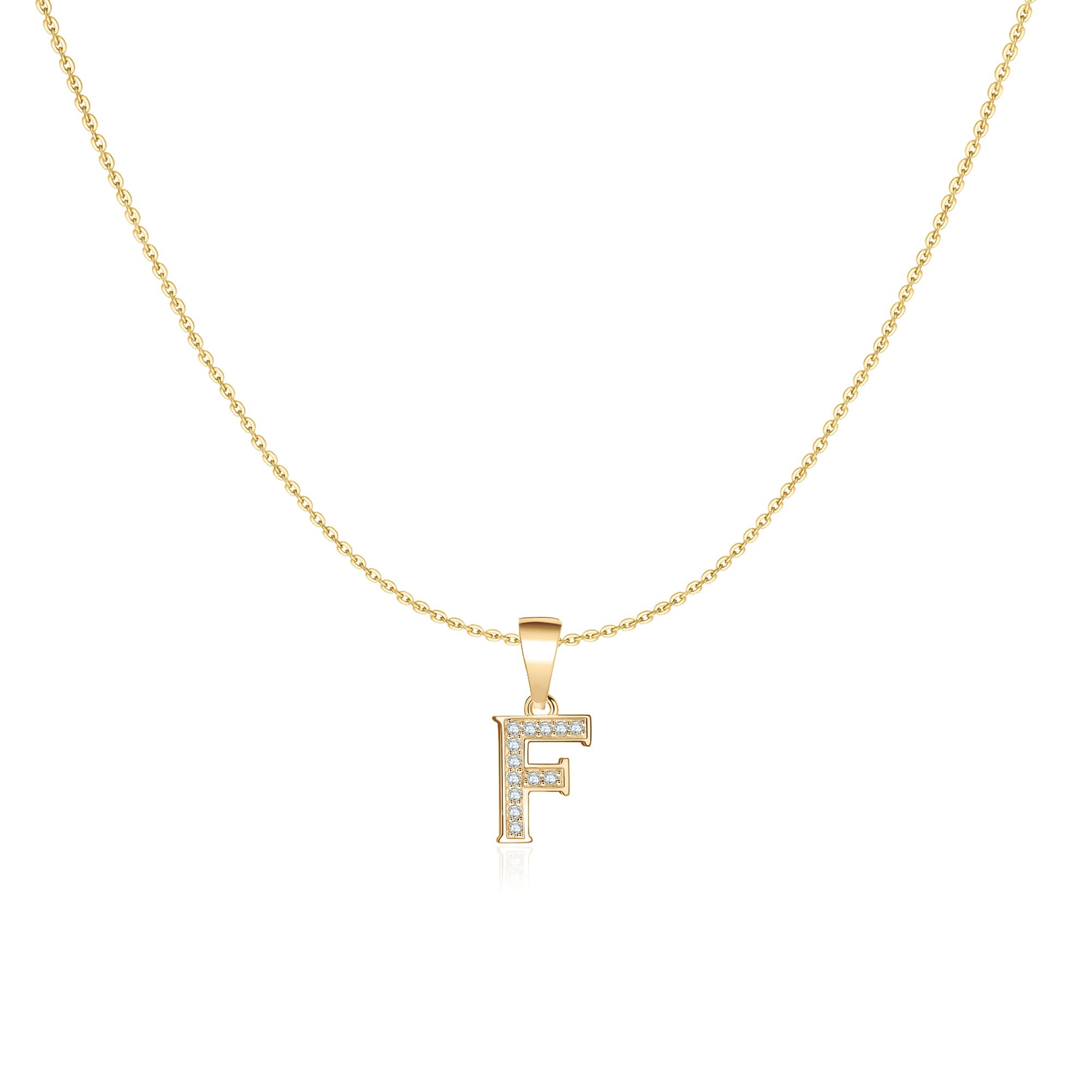 Collier "Lettres Brillantes" - LaMaisonDesBijoux