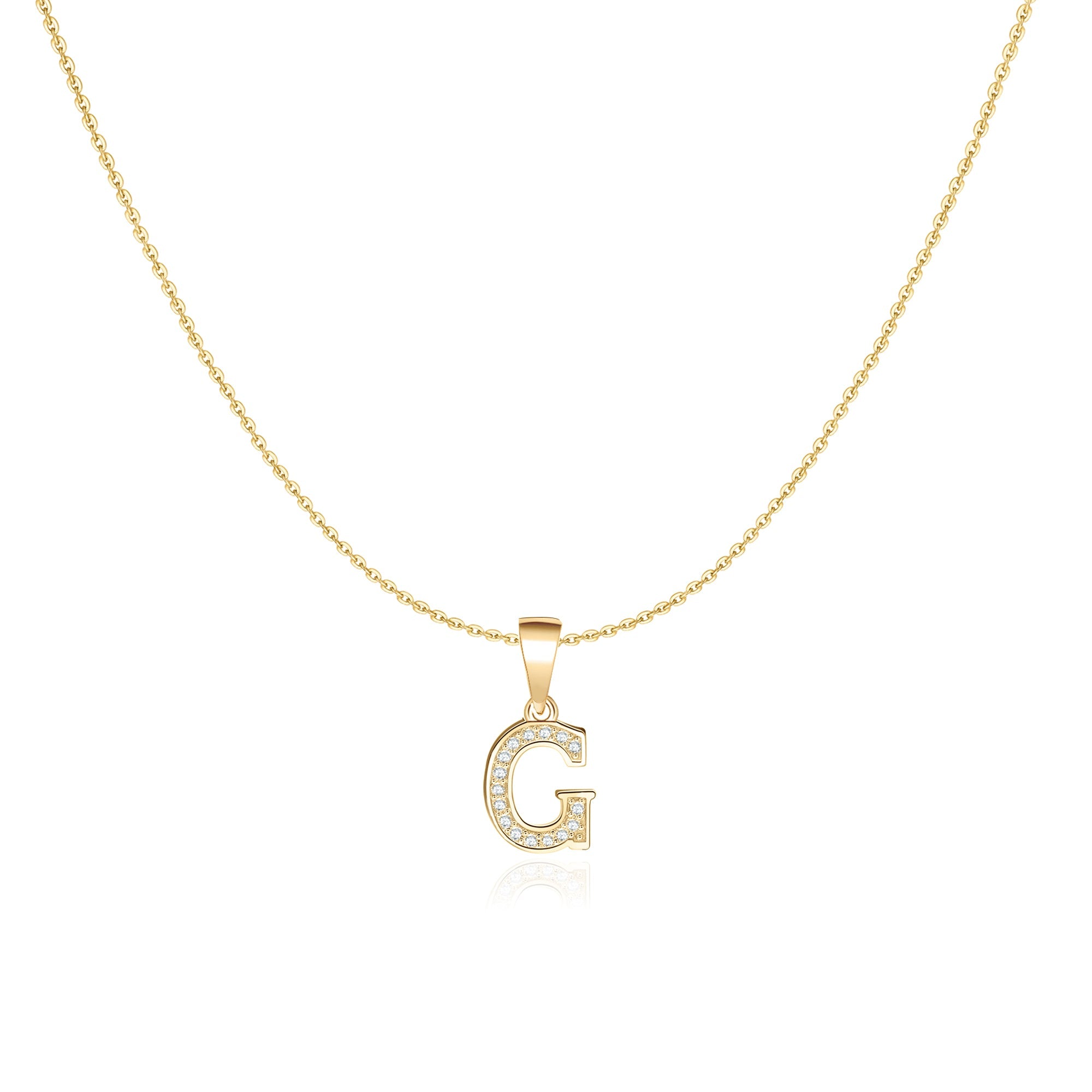 Collier "Lettres Brillantes" - LaMaisonDesBijoux