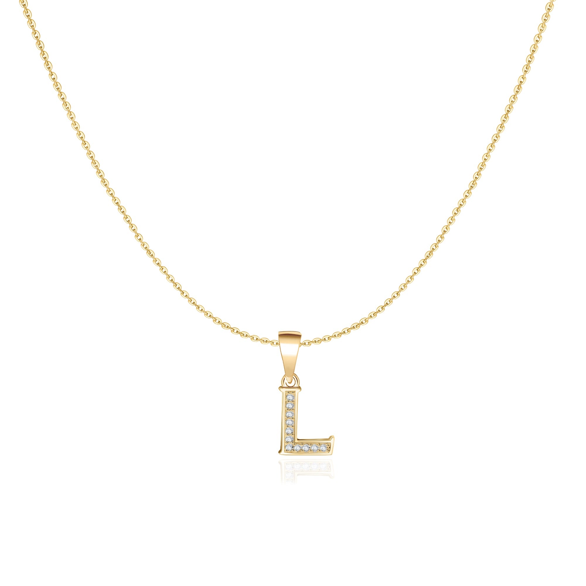 Collier "Lettres Brillantes" - LaMaisonDesBijoux