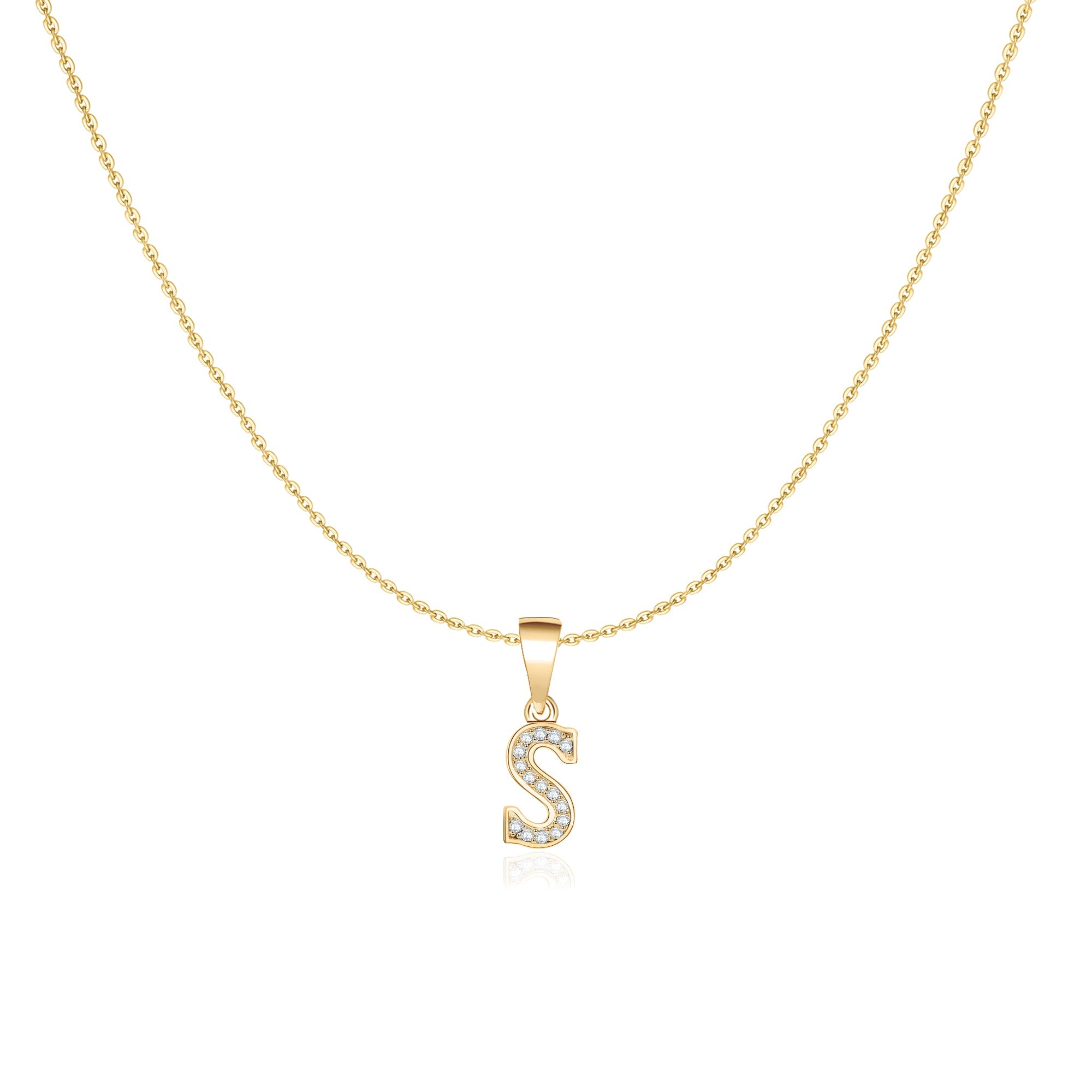 Collier "Lettres Brillantes" - LaMaisonDesBijoux