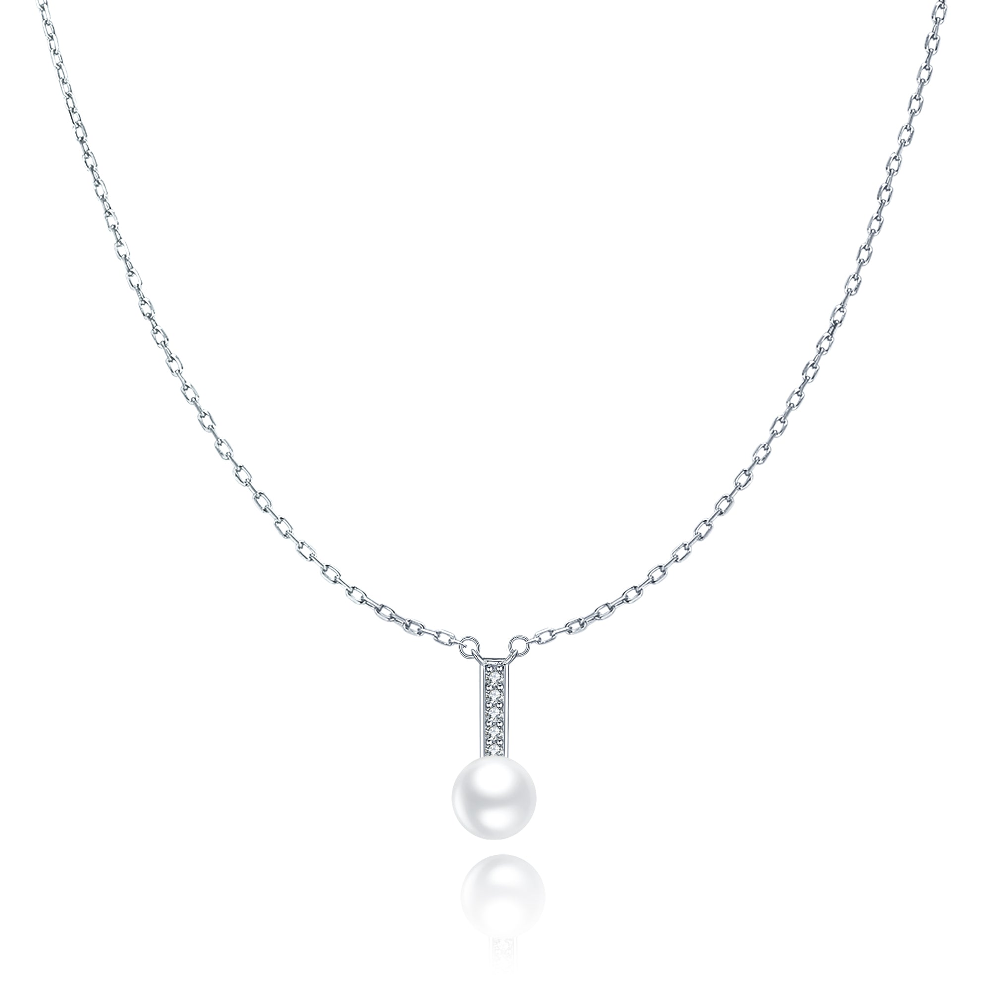 Collier "Perles et Brillants" - LaMaisonDesBijoux