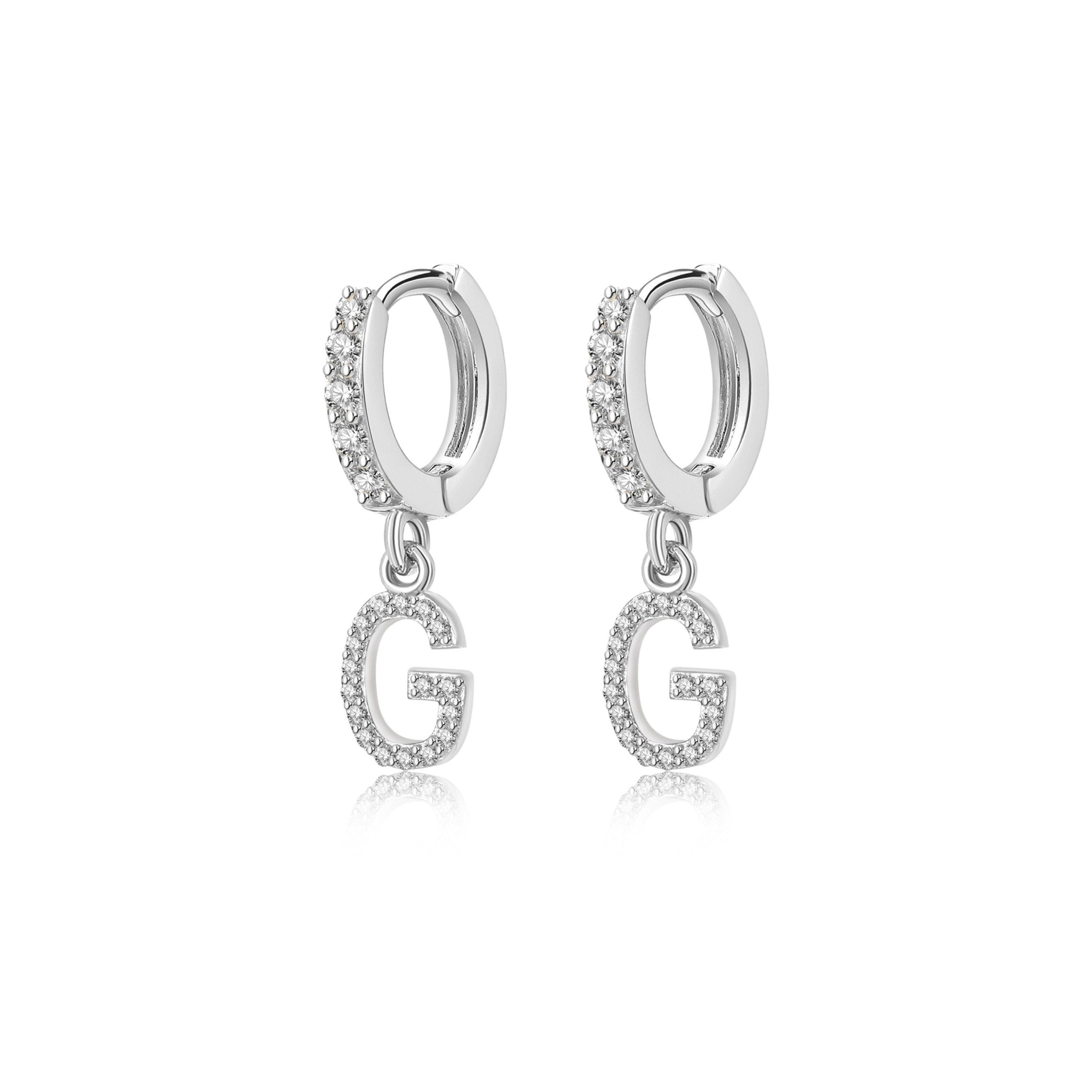 Boucles "Initiale Hoops" - LaMaisonDesBijoux