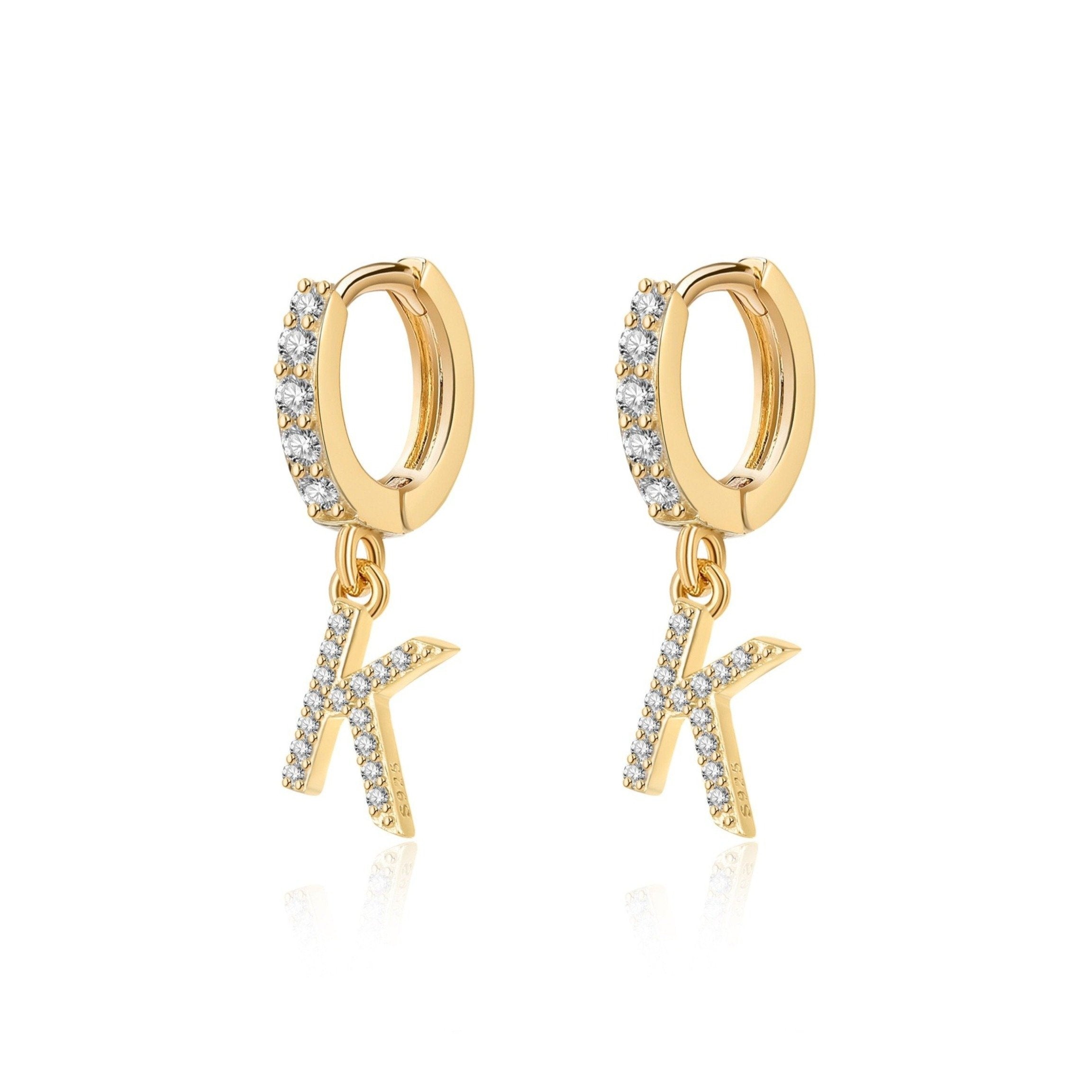 Boucles "Initiale Hoops" - LaMaisonDesBijoux