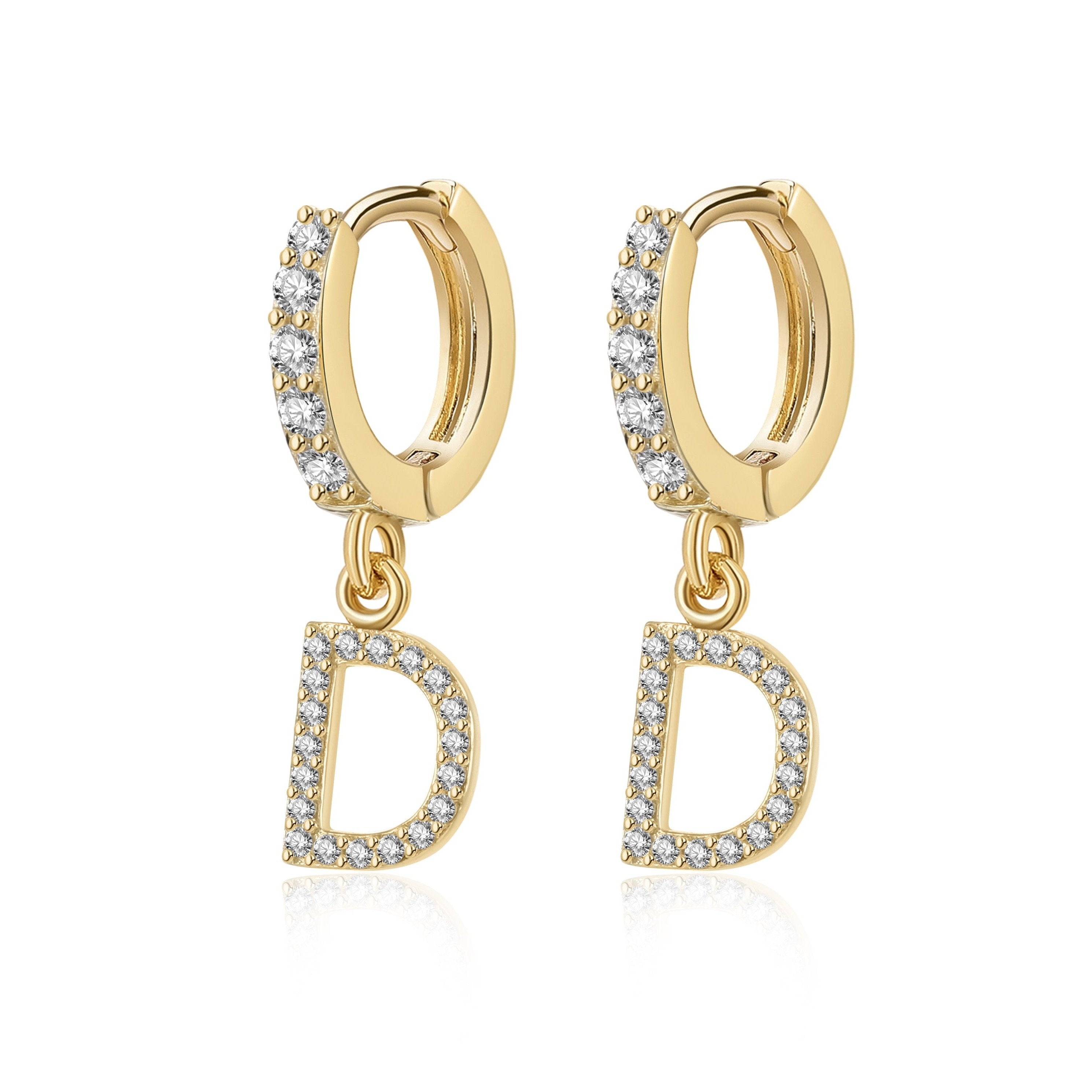 Boucles "Initiale Hoops" - LaMaisonDesBijoux