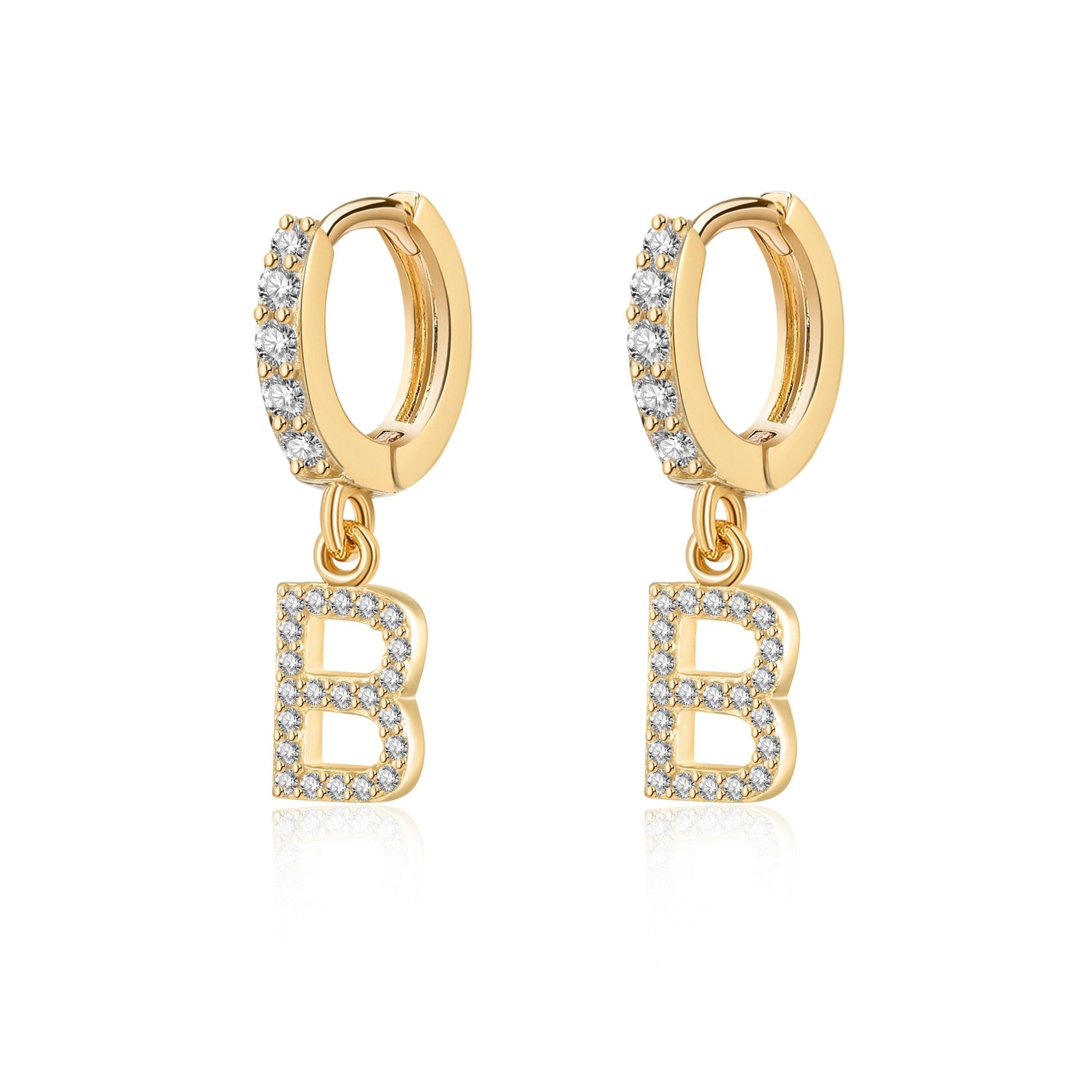 Boucles "Initiale Hoops" - LaMaisonDesBijoux