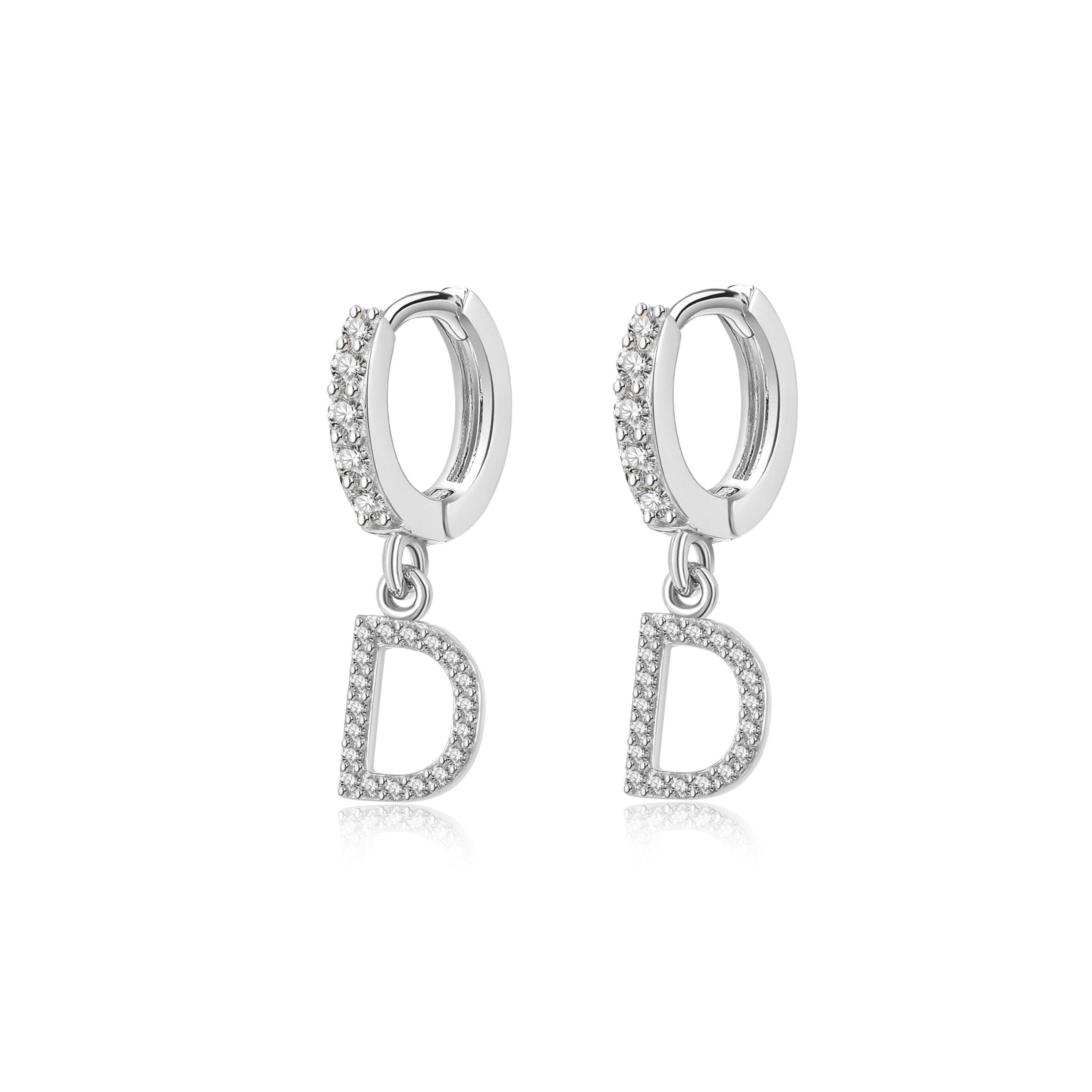 Boucles "Initiale Hoops" - LaMaisonDesBijoux