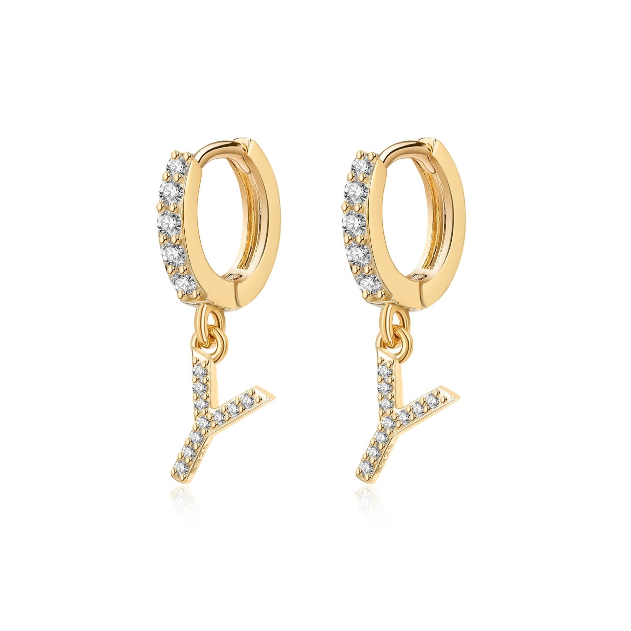 Boucles "Initiale Hoops" - LaMaisonDesBijoux