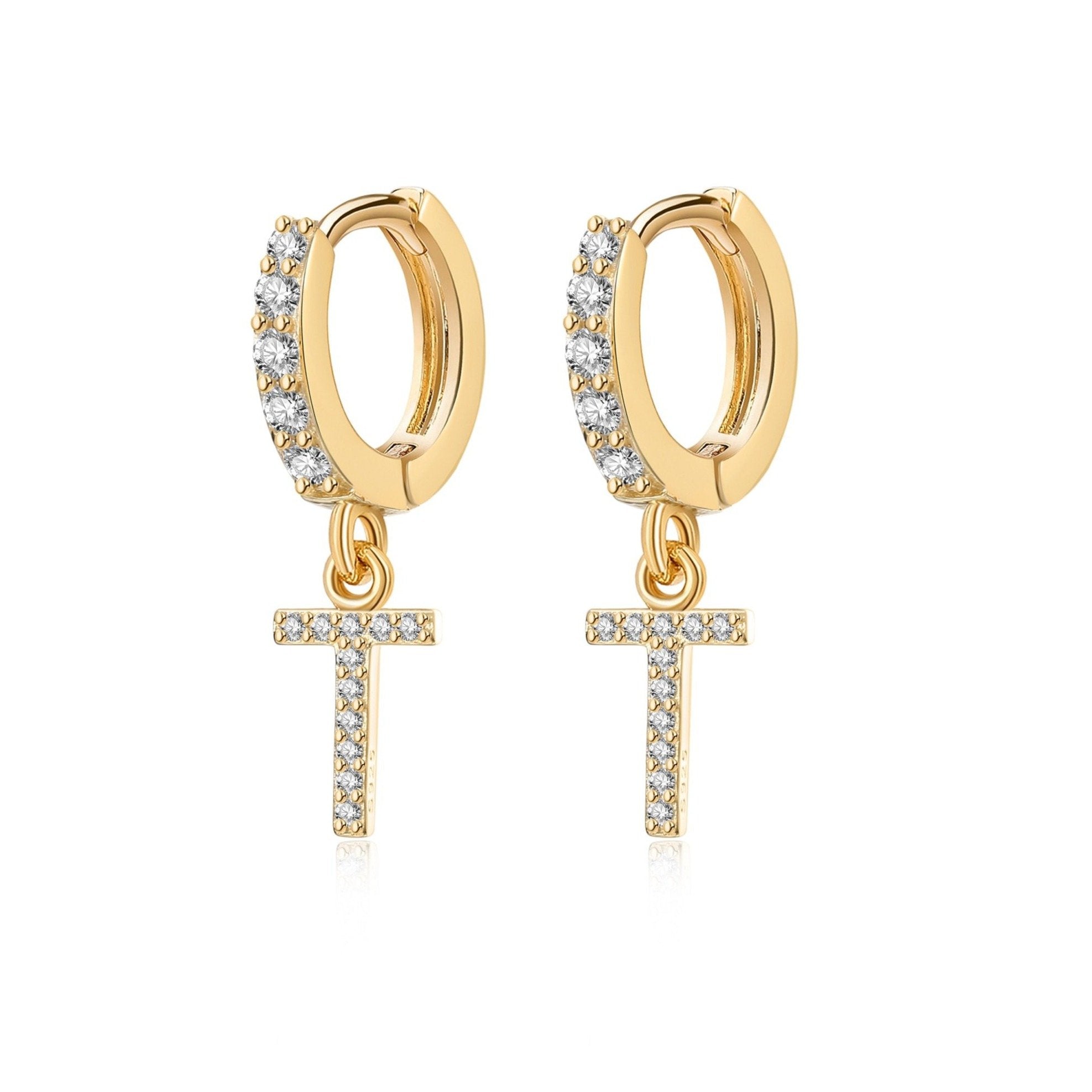 Boucles "Initiale Hoops" - LaMaisonDesBijoux