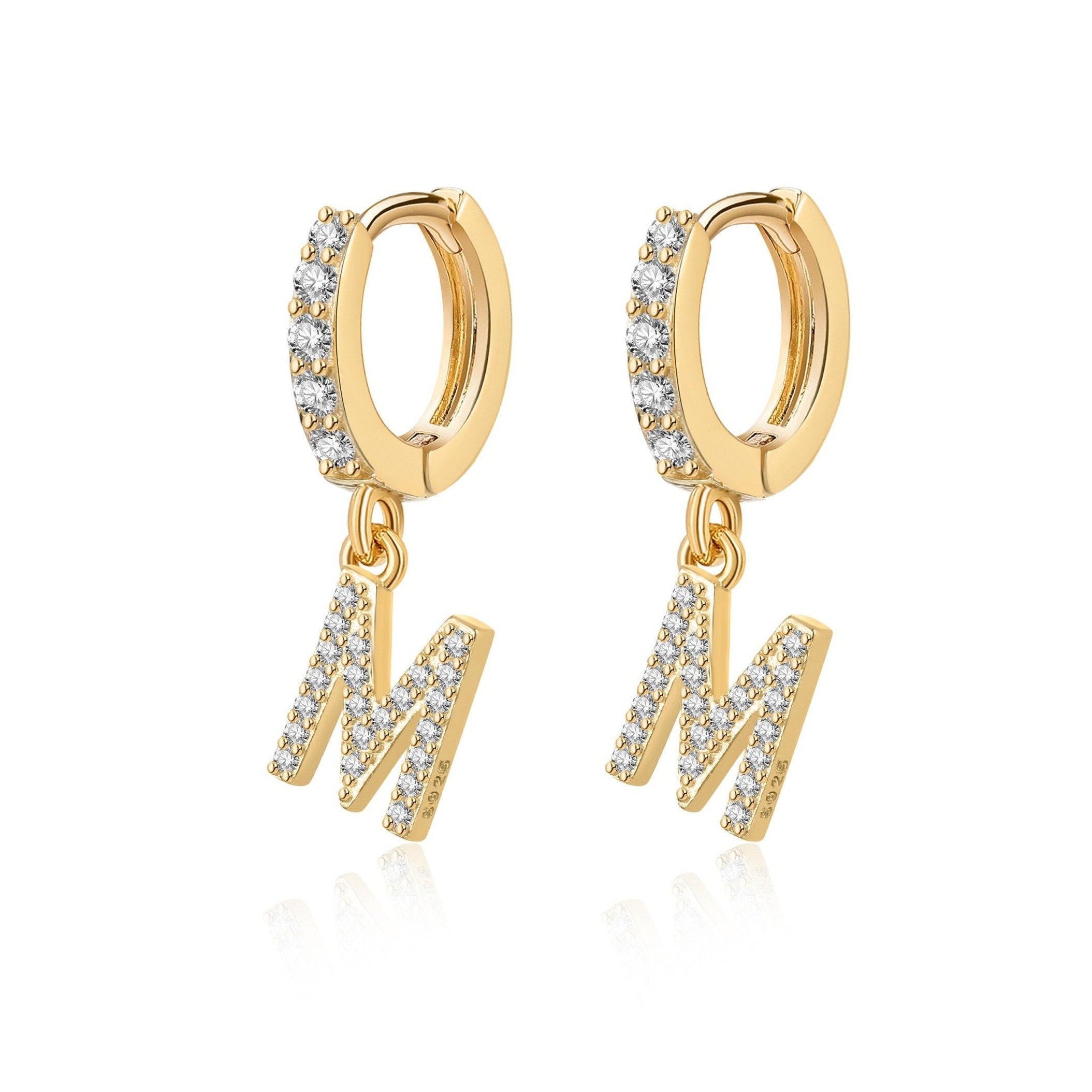 Boucles "Initiale Hoops" - LaMaisonDesBijoux