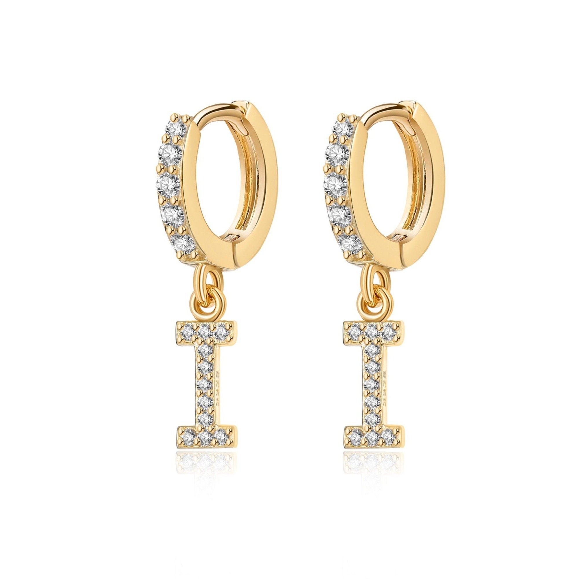 Boucles "Initiale Hoops" - LaMaisonDesBijoux