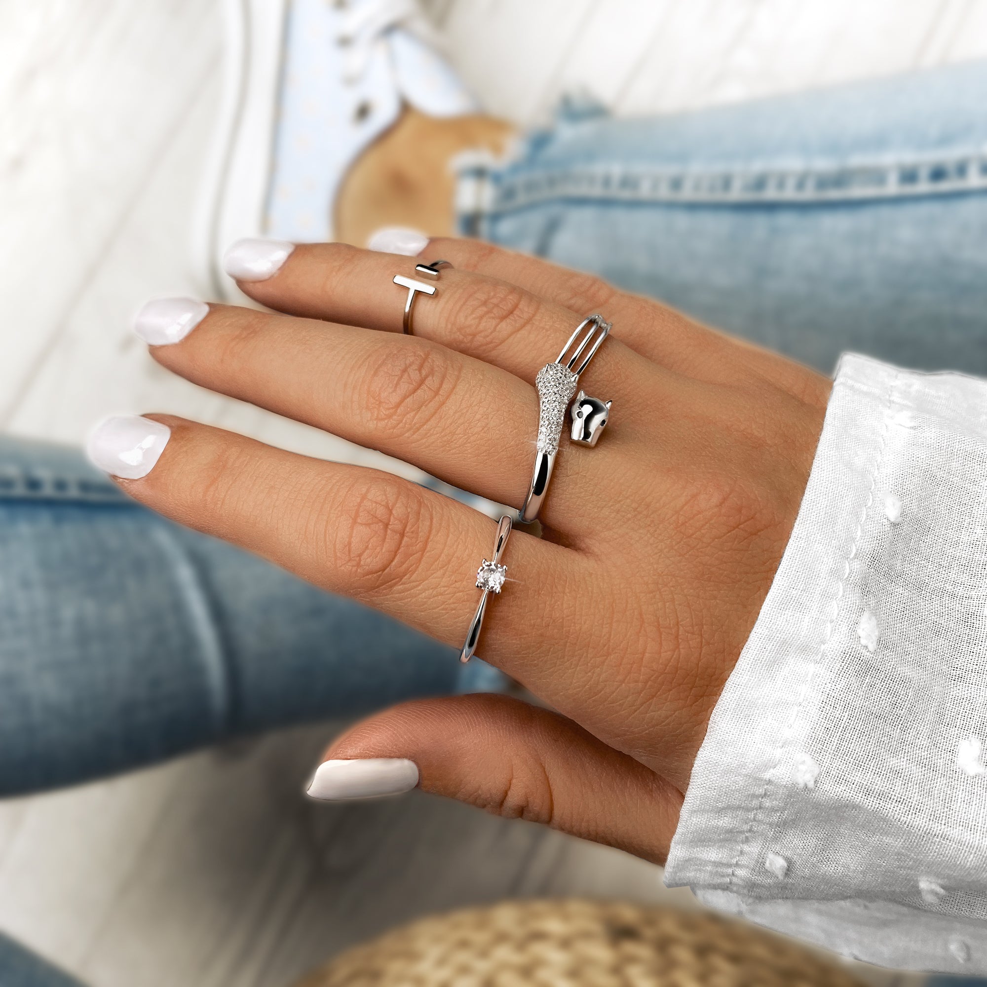 Bague "Zircone Solitaire" - LaMaisonDesBijoux