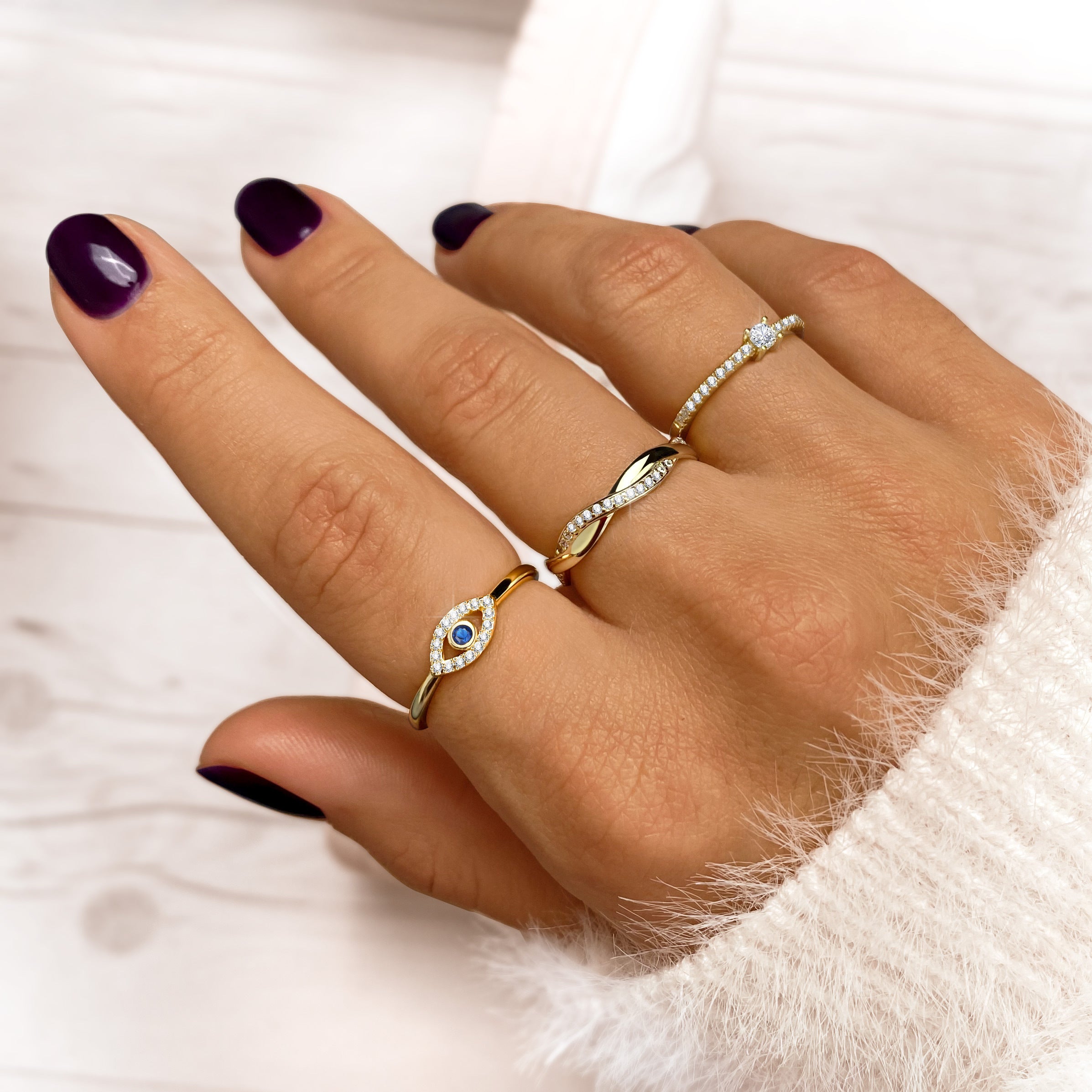 Bague "Œil Bleu" - LaMaisonDesBijoux