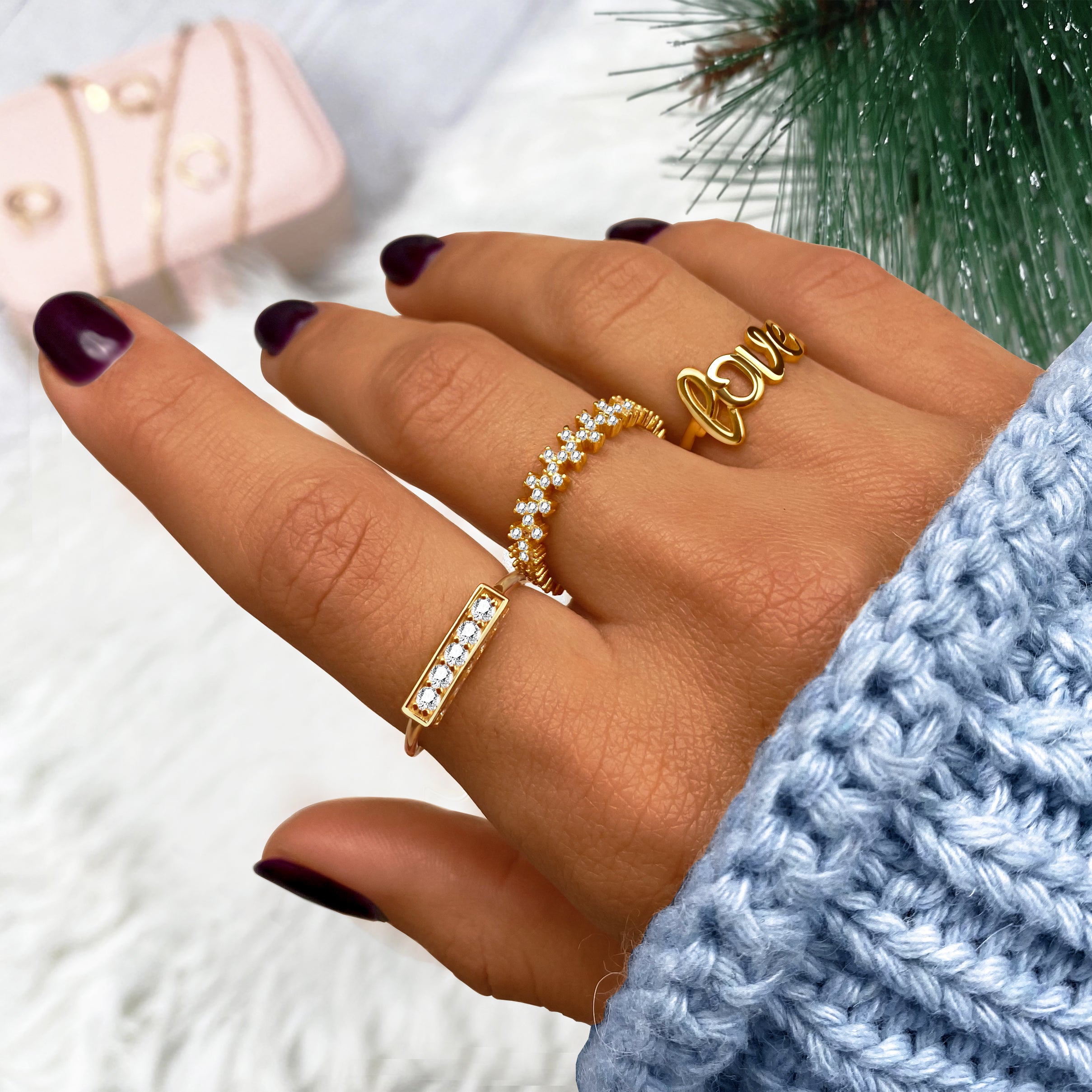 Bague "Roches Scintillantes" - LaMaisonDesBijoux