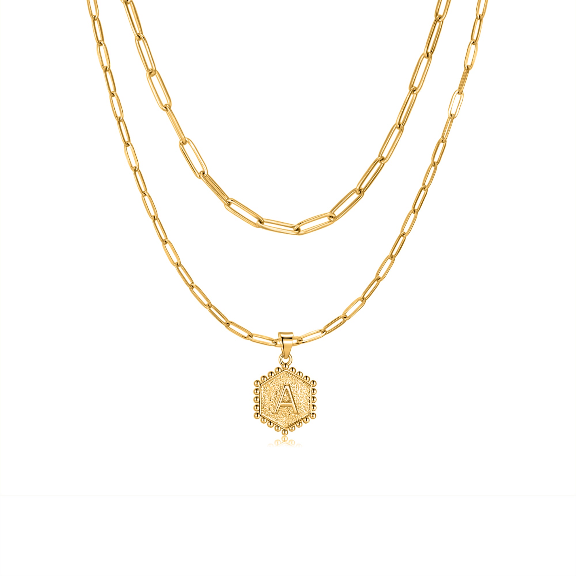 Collier "Initiale Chaîne" - LaMaisonDesBijoux