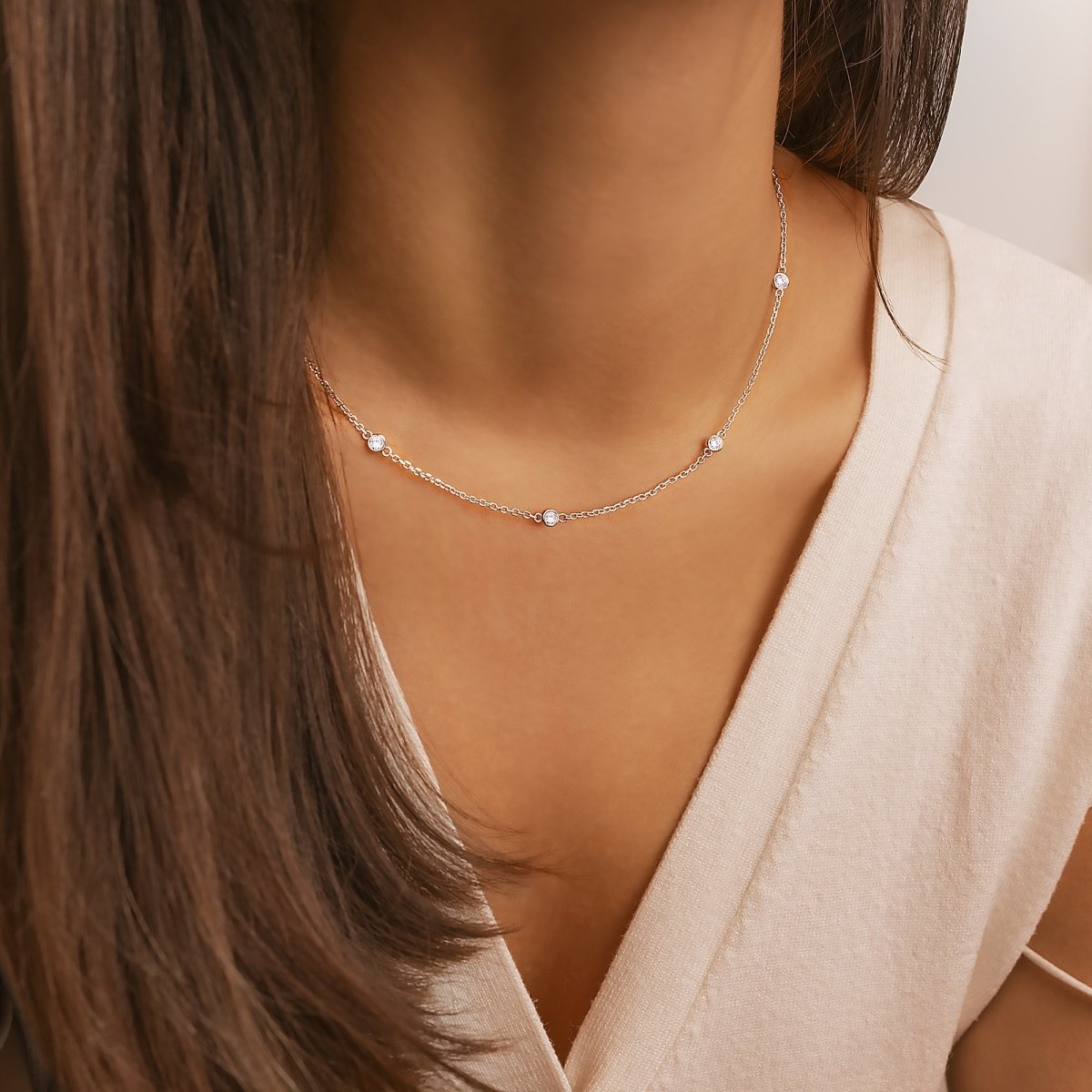 Collier "Diamants" - LaMaisonDesBijoux