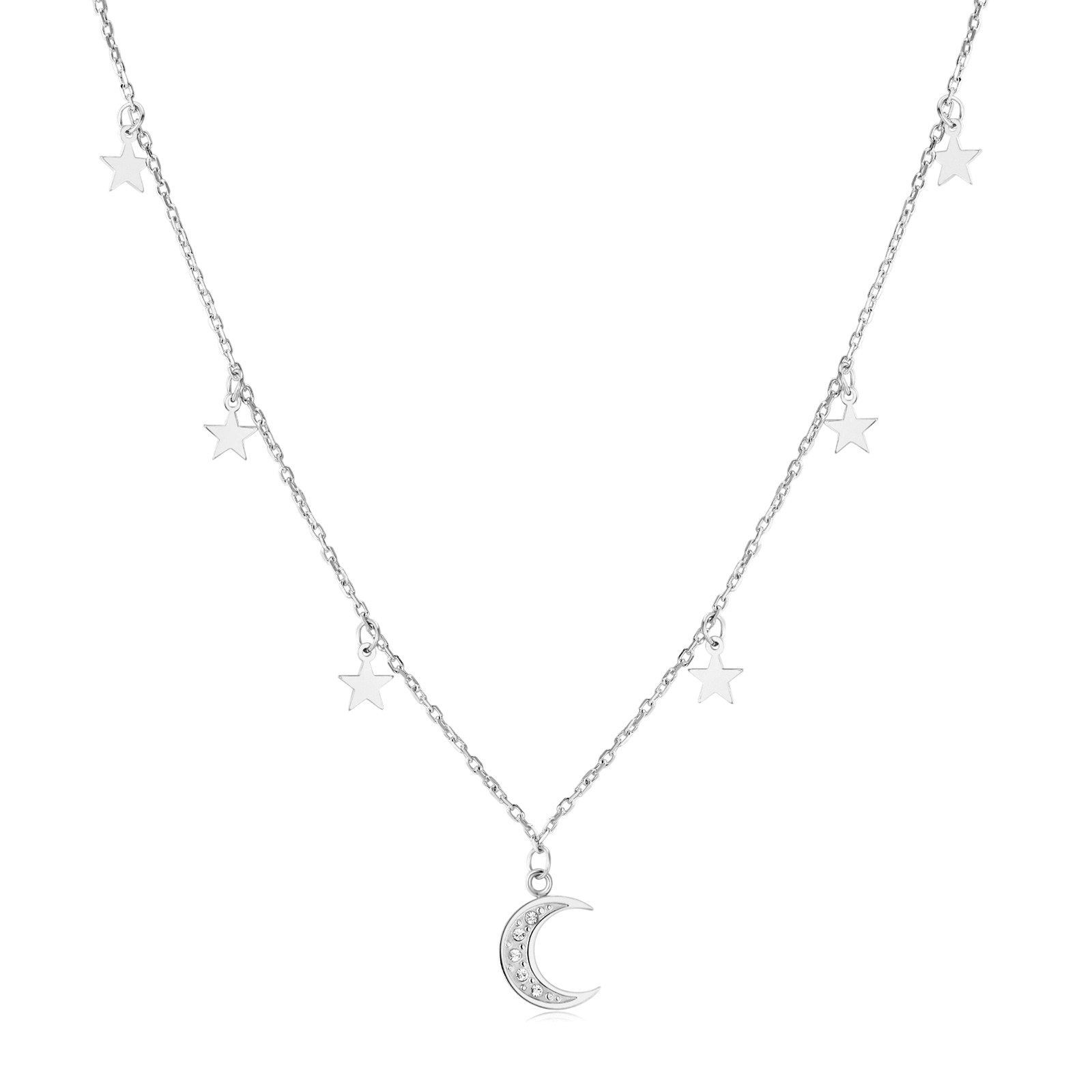 Collier "Lune Étoilée" - LaMaisonDesBijoux