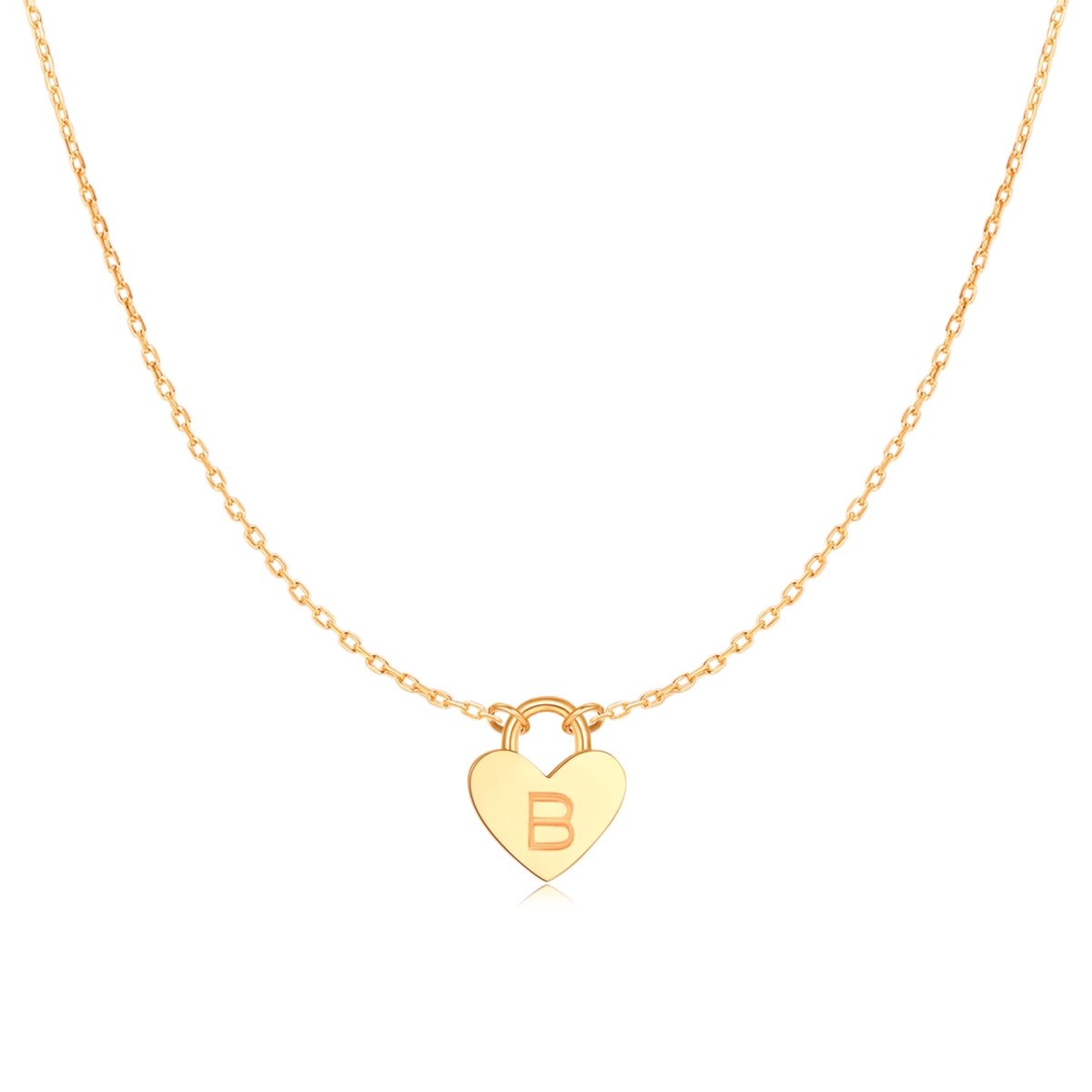 Collier "Initiale Cœur" - LaMaisonDesBijoux