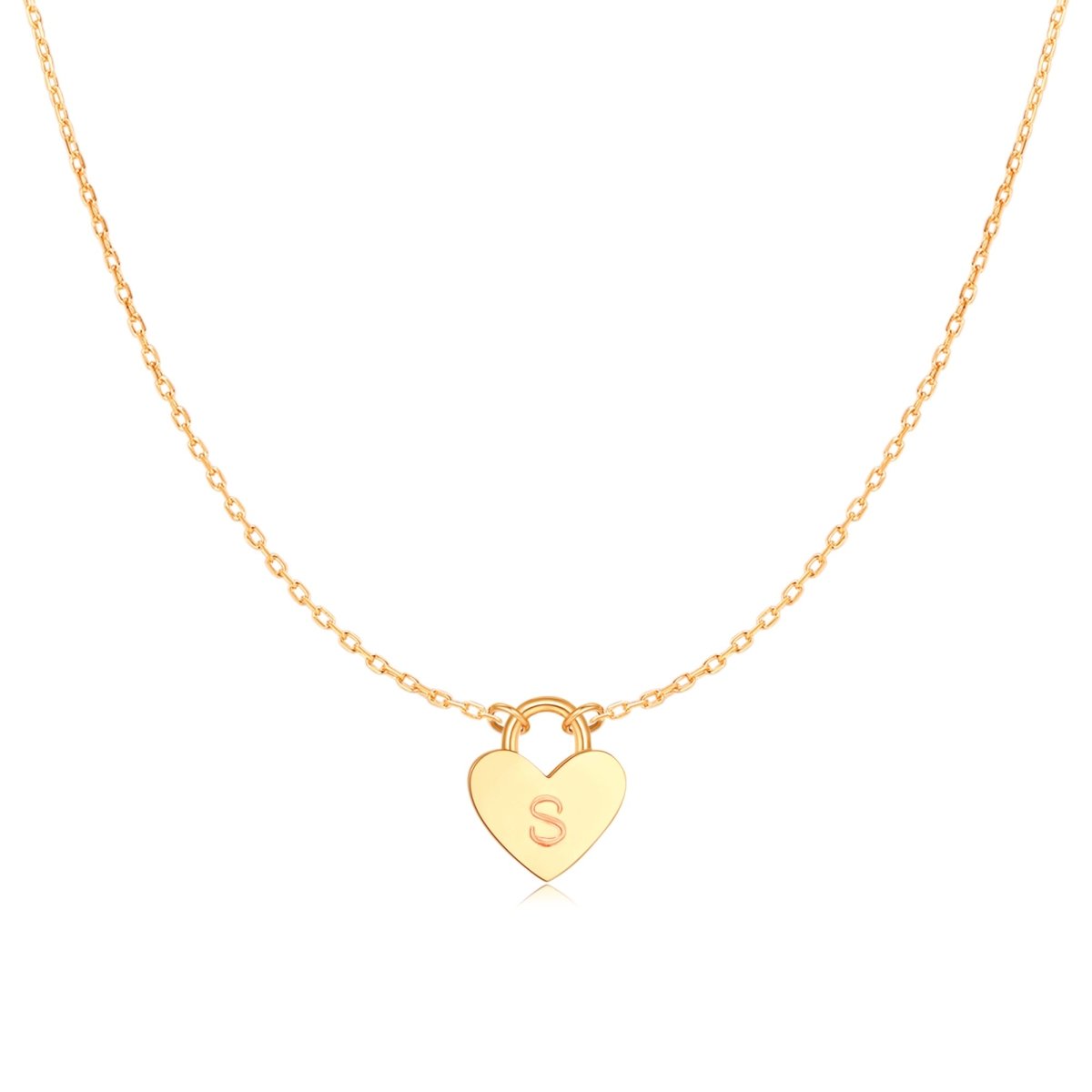 Collier "Initiale Cœur" - LaMaisonDesBijoux