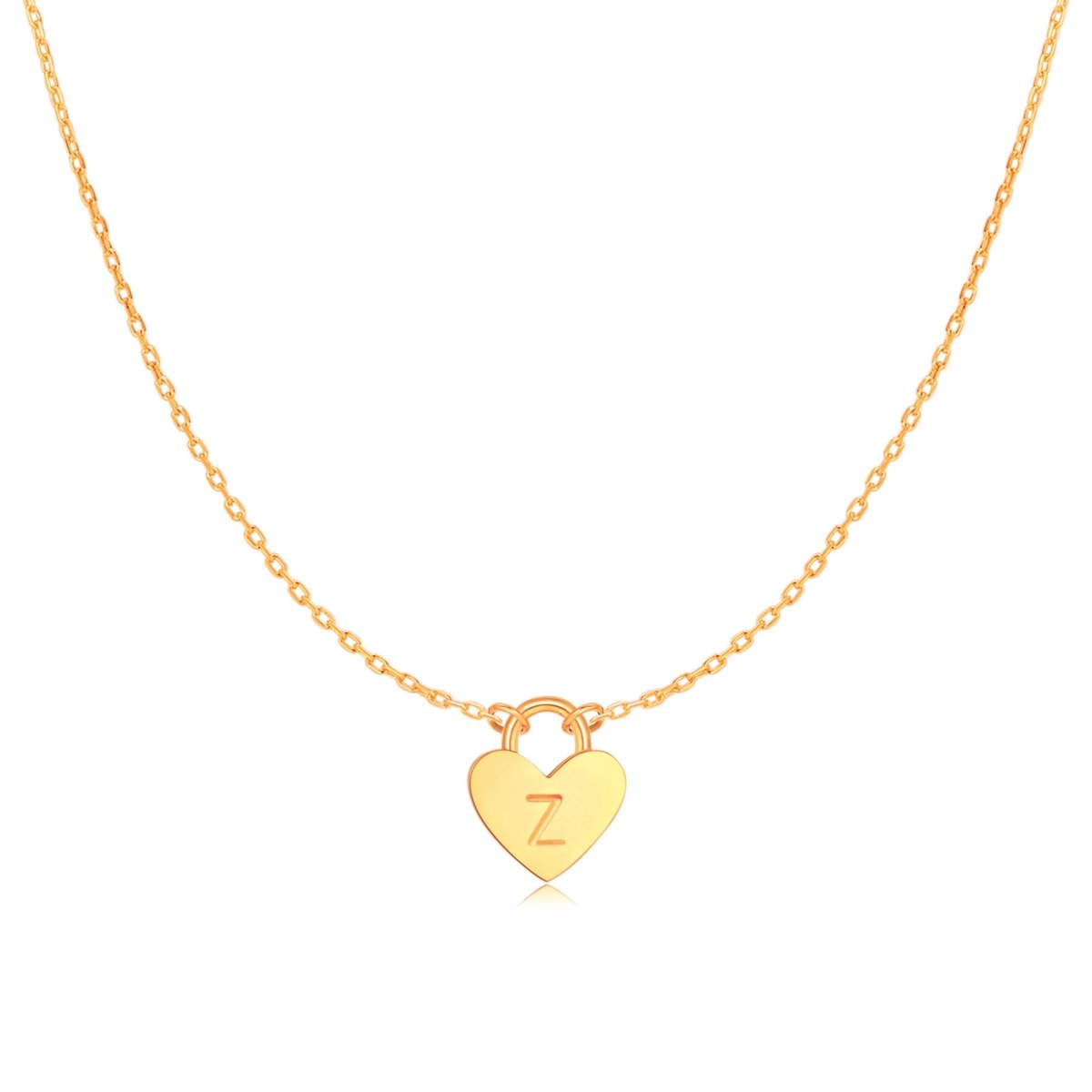 Collier "Initiale Cœur" - LaMaisonDesBijoux