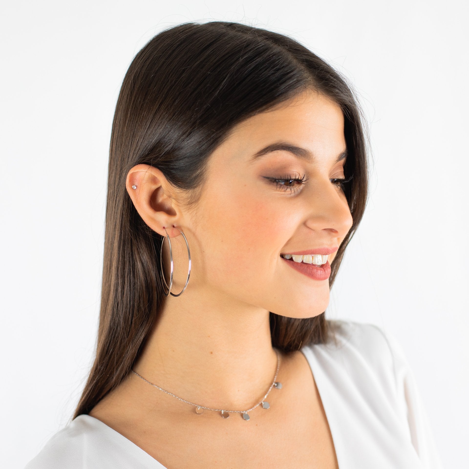 Boucles "Cerceaux Minces" - LaMaisonDesBijoux