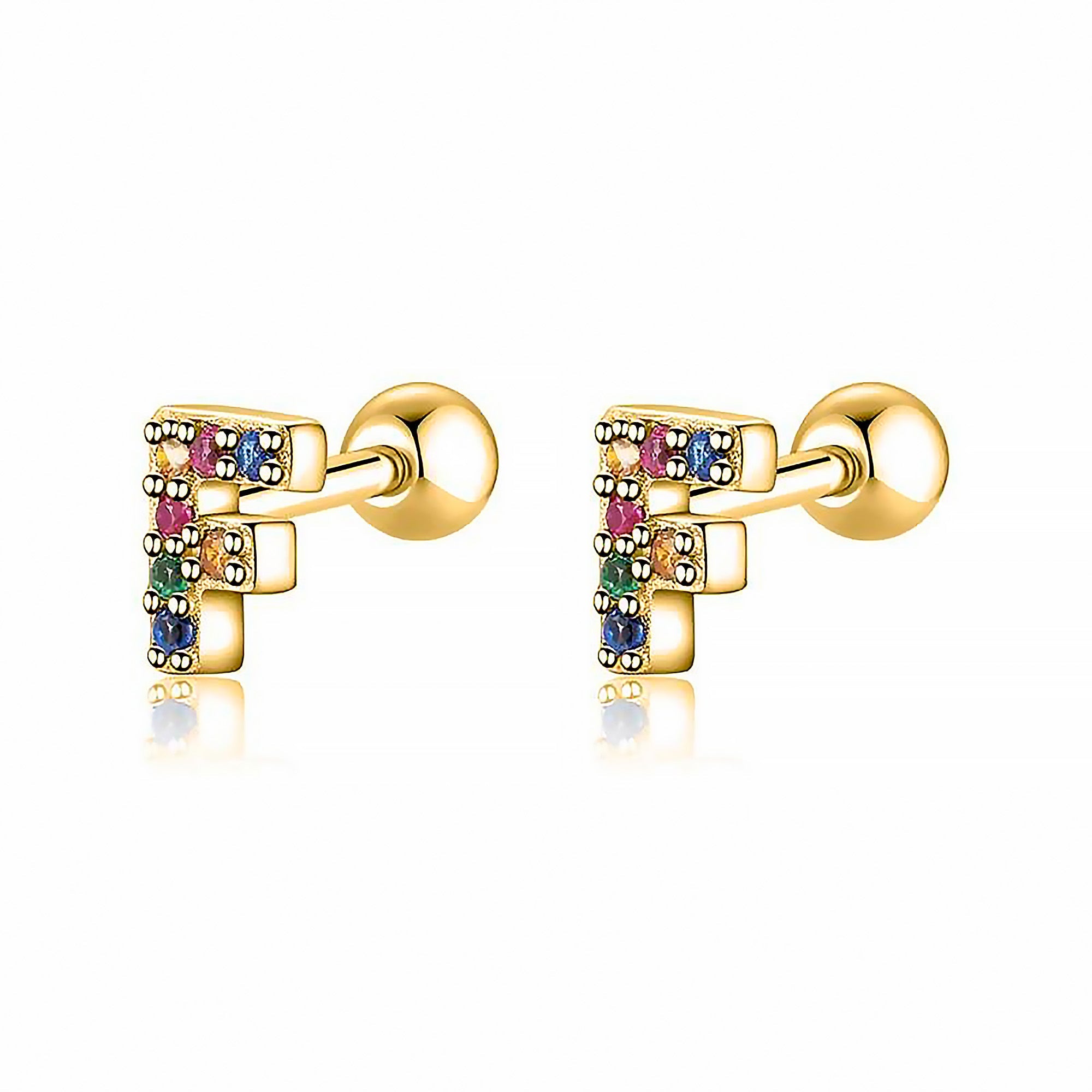 Boucle "Lettres Couleur" - LaMaisonDesBijoux
