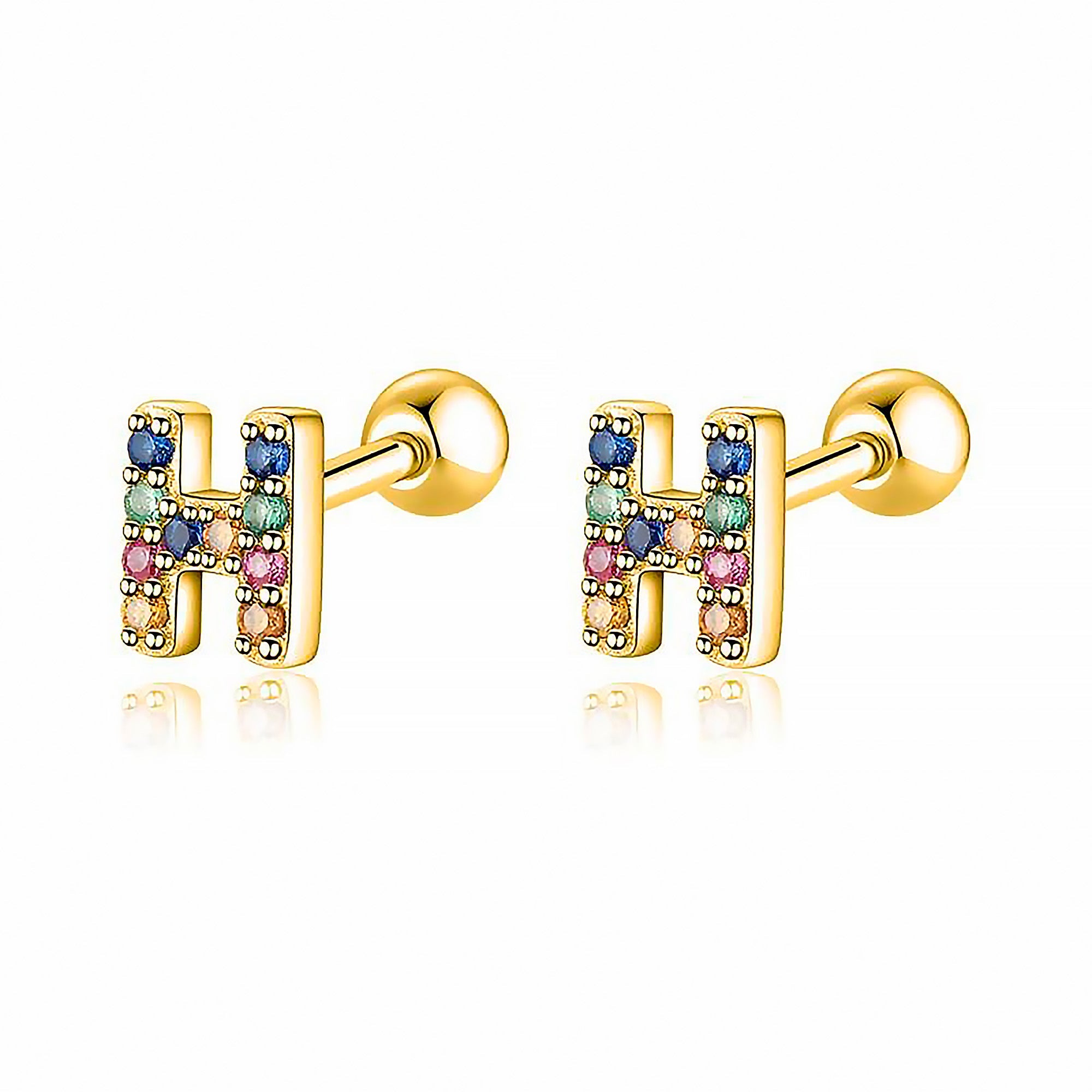 Boucle "Lettres Couleur" - LaMaisonDesBijoux