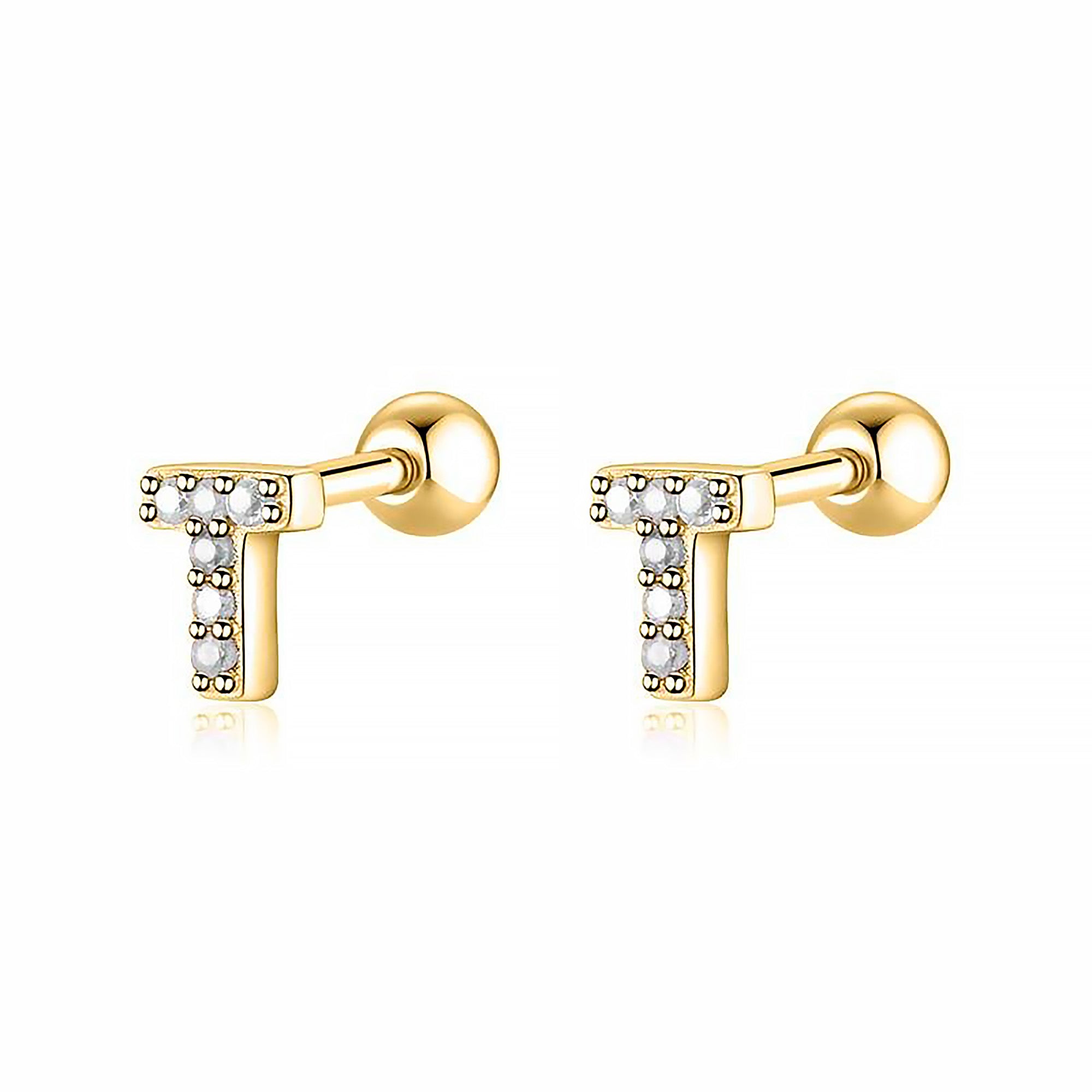 Boucle "Lettres Blanches" - LaMaisonDesBijoux