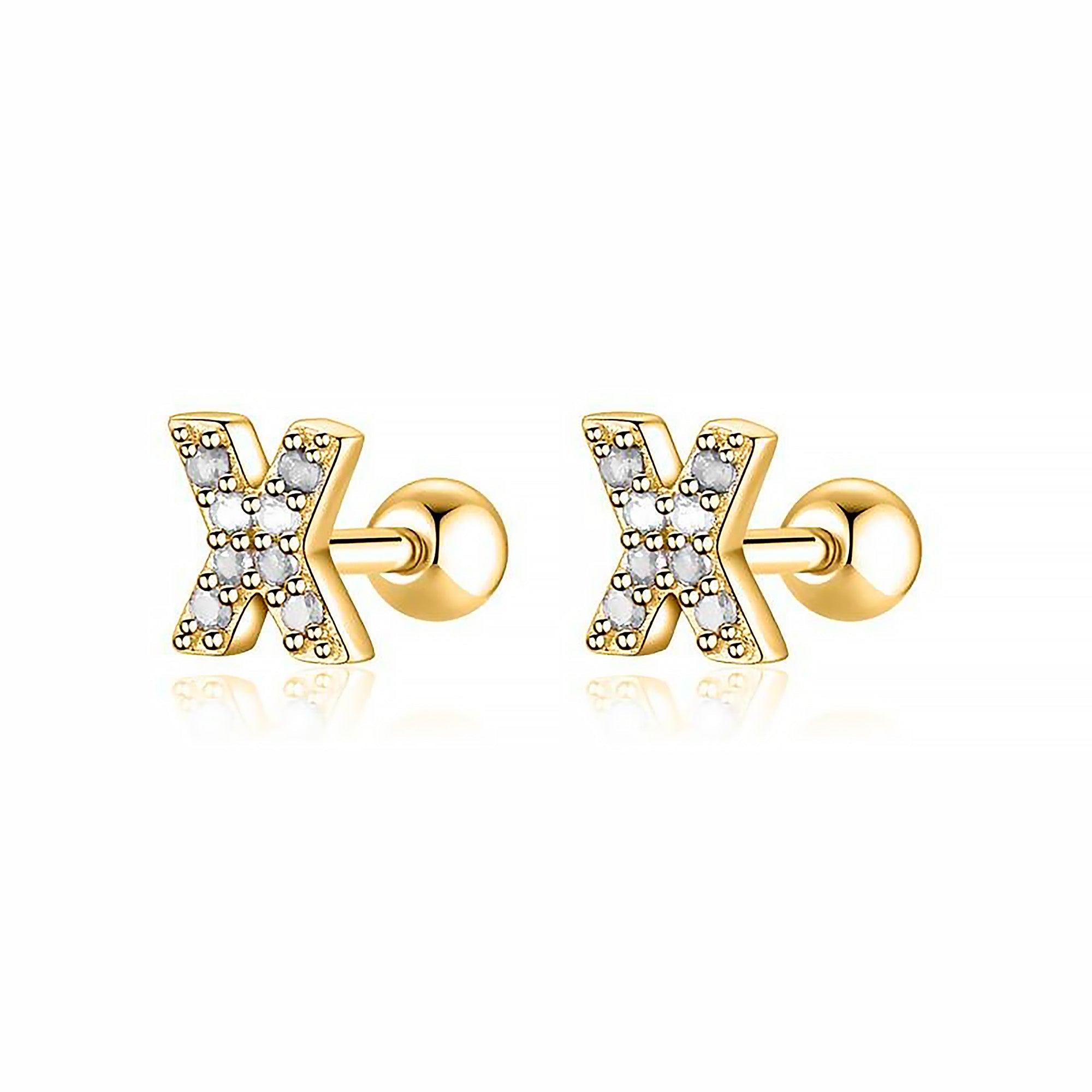 Boucle "Lettres Blanches" - LaMaisonDesBijoux