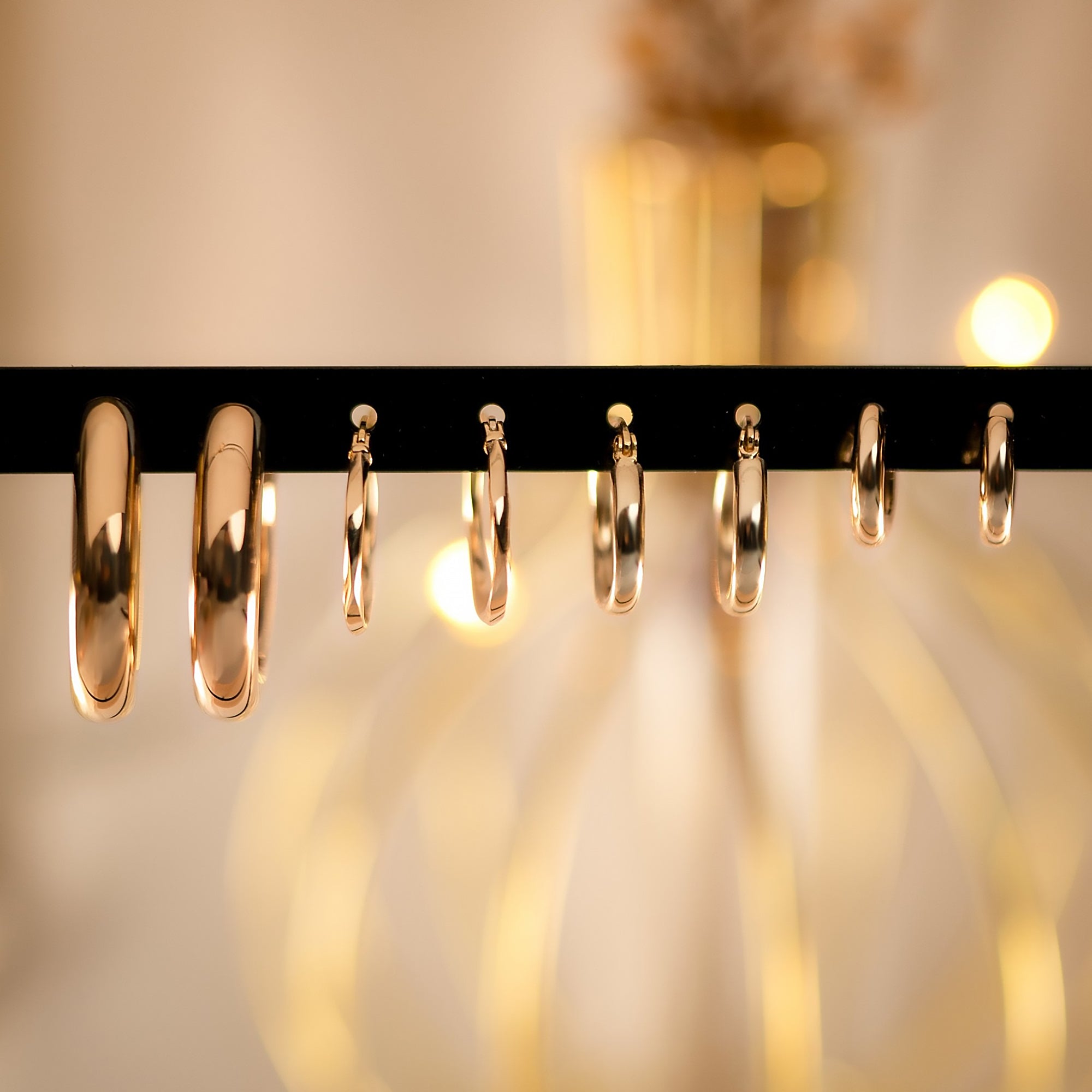 Boucles "Demi-anneau Lumina" - LaMaisonDesBijoux