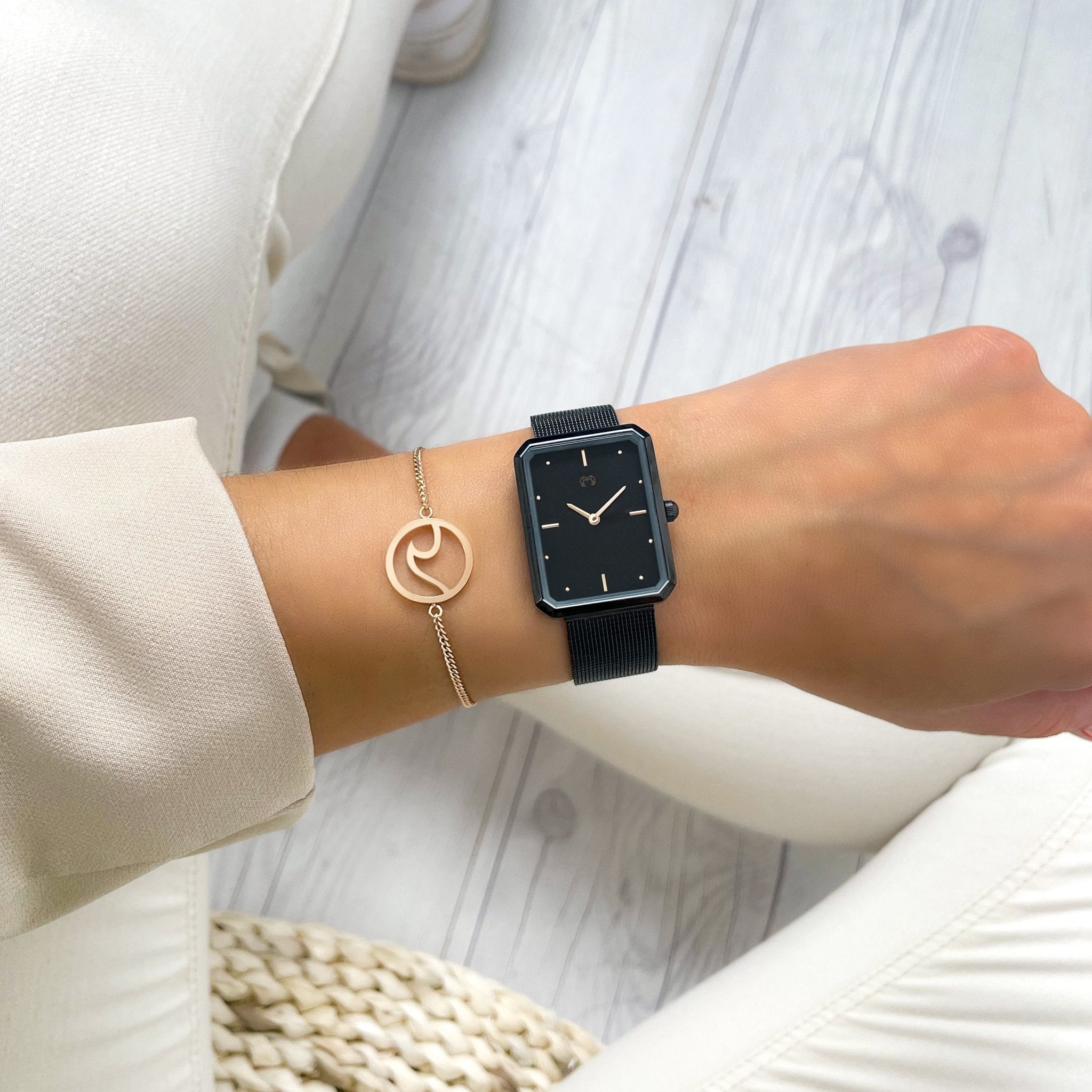 Montre "Capitaine" ~ Anthracite - LaMaisonDesBijoux