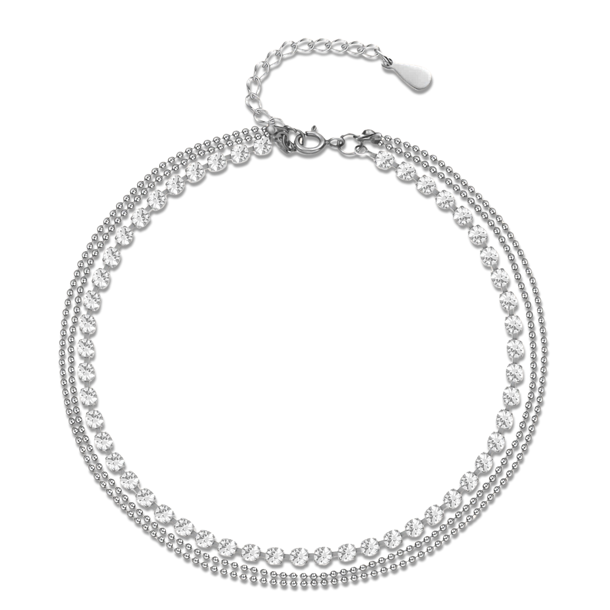 Bracelet de cheville Brillants - LaMaisonDesBijoux